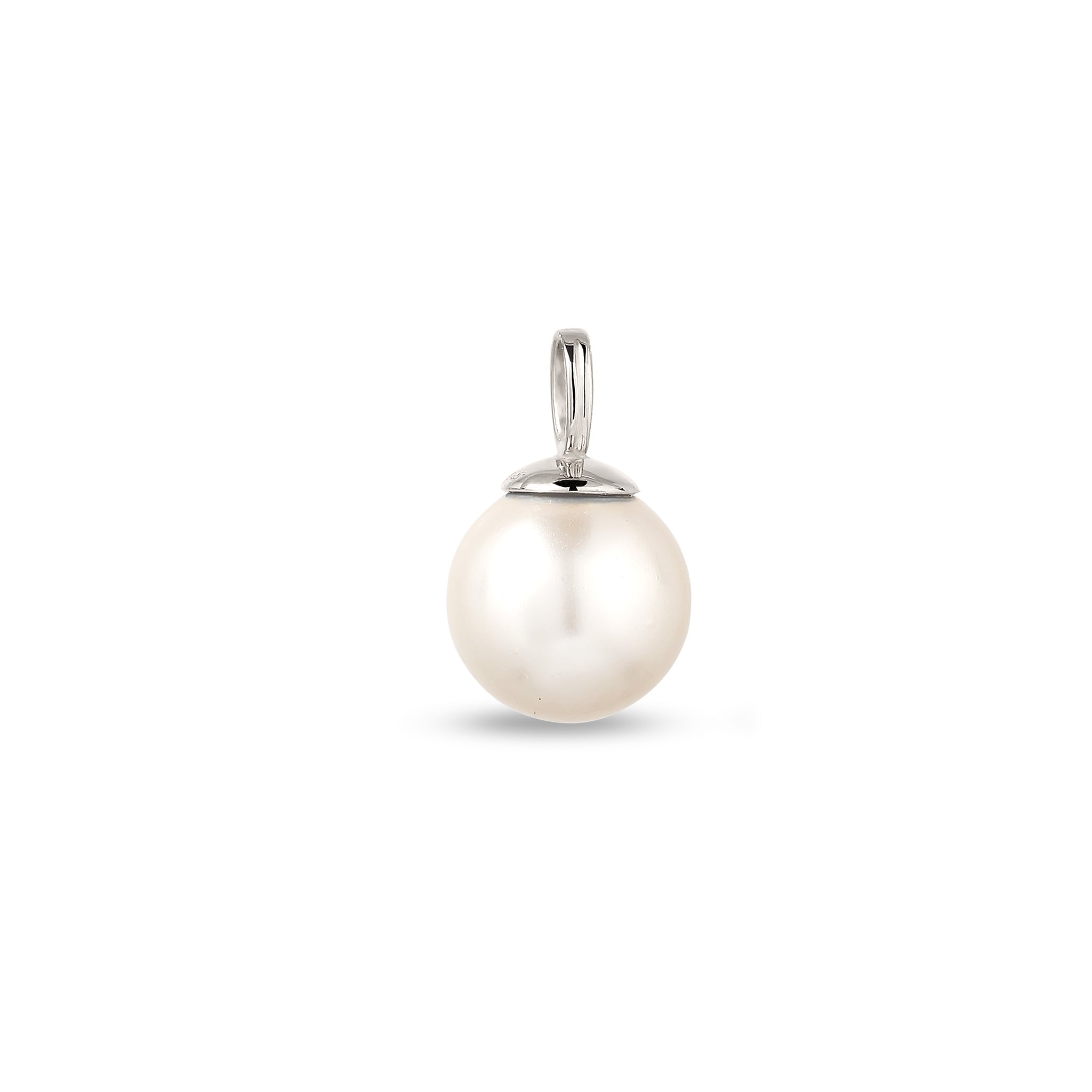 Silber - Elli | Anhänger | mit Perle von Swarovski®(Weiß) | 925 Sterling Silber
