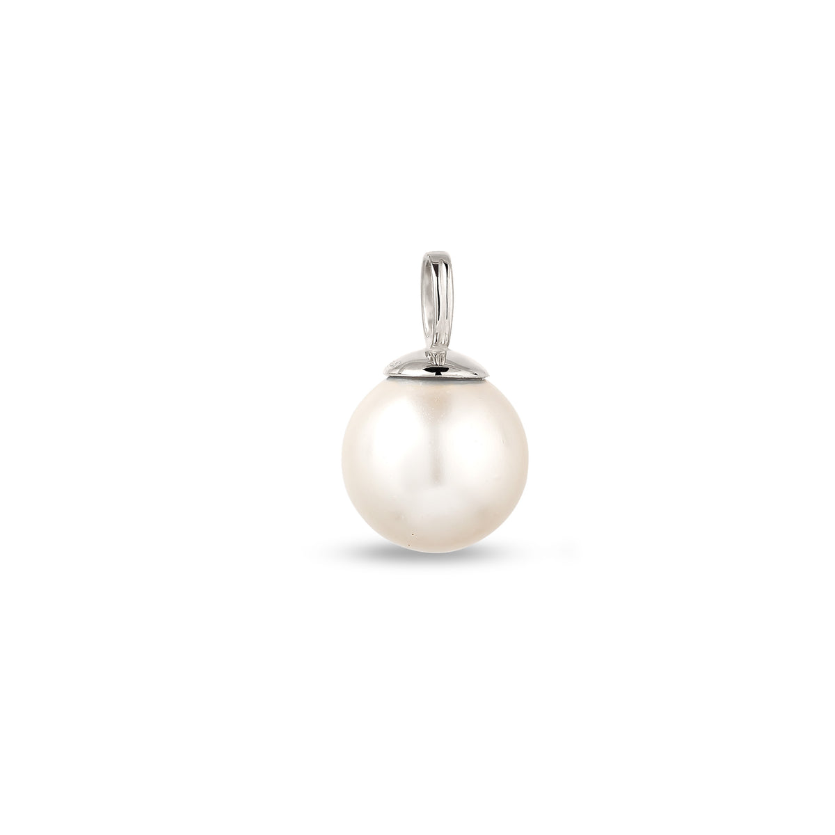 Silber - Elli | Anhänger | mit Perle von Swarovski®(Weiß) | 925 Sterling Silber
