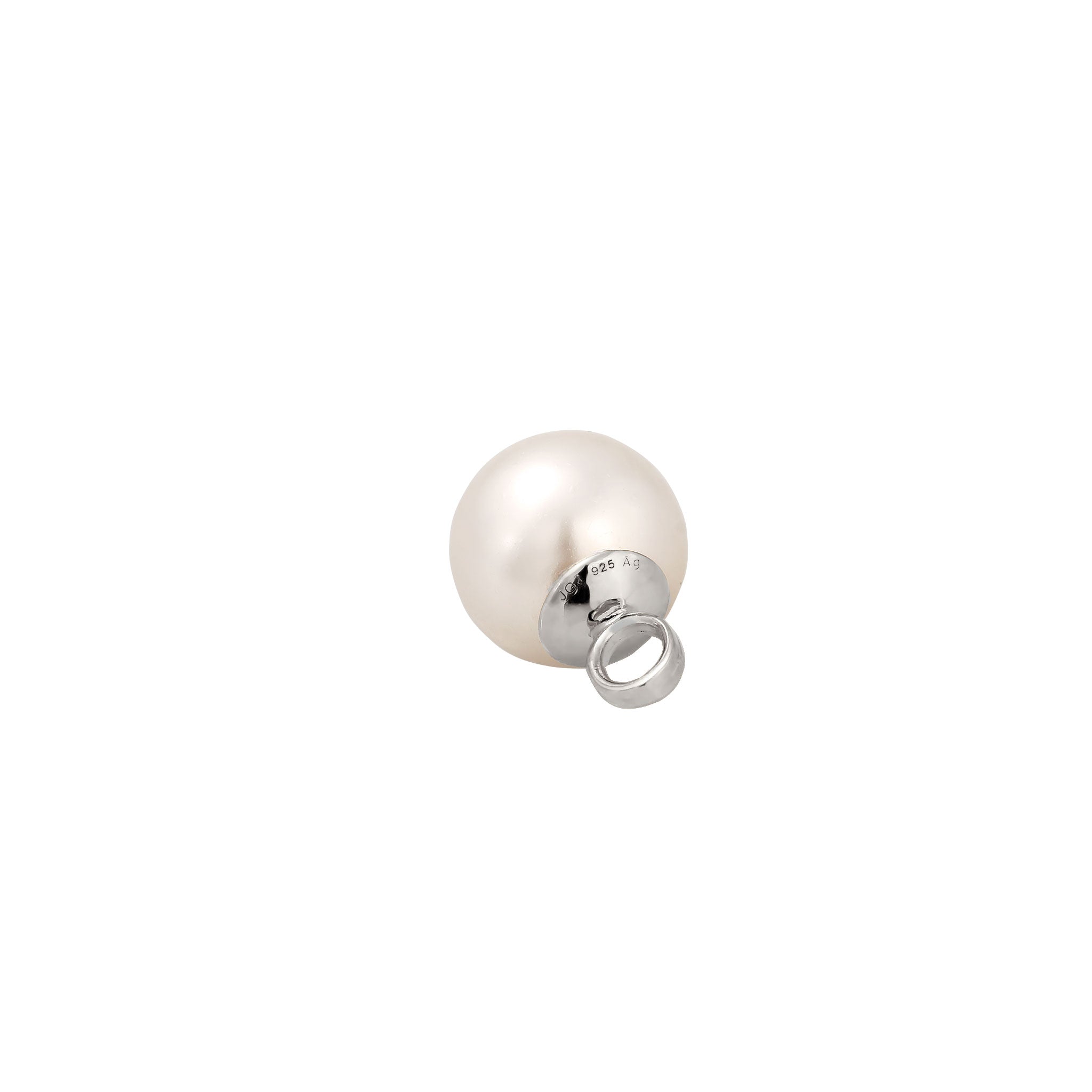 Silber - Elli | Anhänger | mit Perle von Swarovski®(Weiß) | 925 Sterling Silber