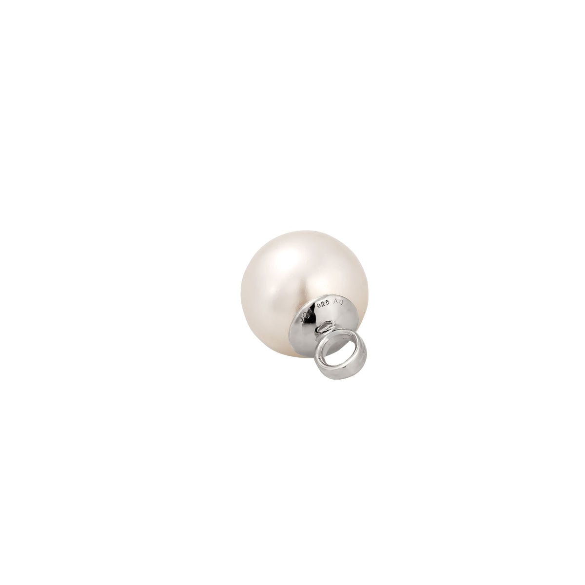 Silber - Elli | Anhänger | mit Perle von Swarovski®(Weiß) | 925 Sterling Silber