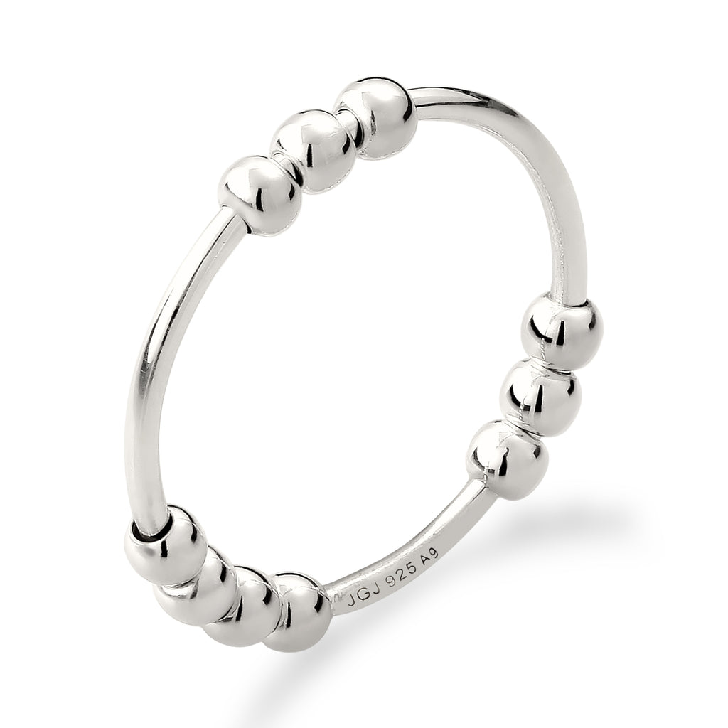 Silber - Elli | Ring Kugeln | 925 Sterling Silber