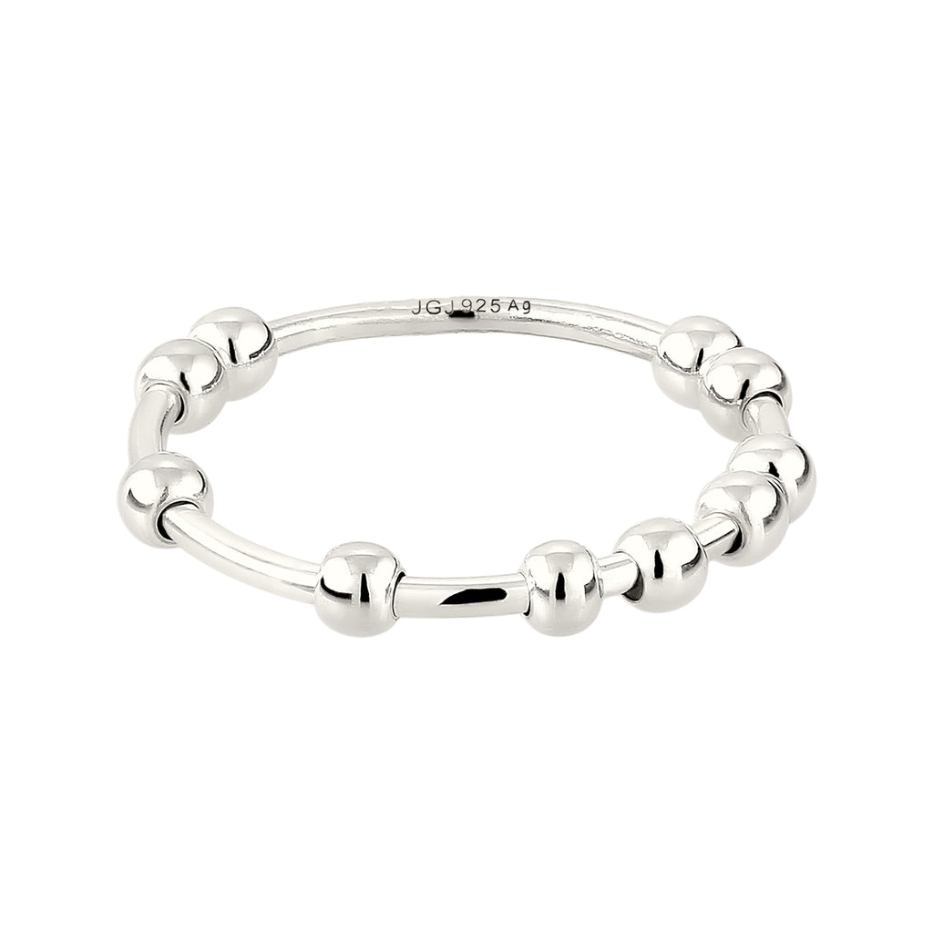 Silber - Elli | Ring Kugeln | 925 Sterling Silber
