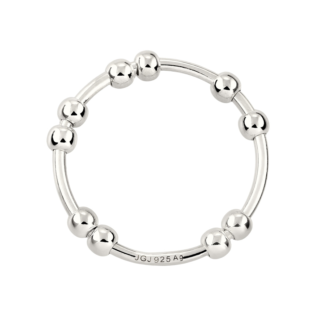 Silber - Elli | Ring Kugeln | 925 Sterling Silber