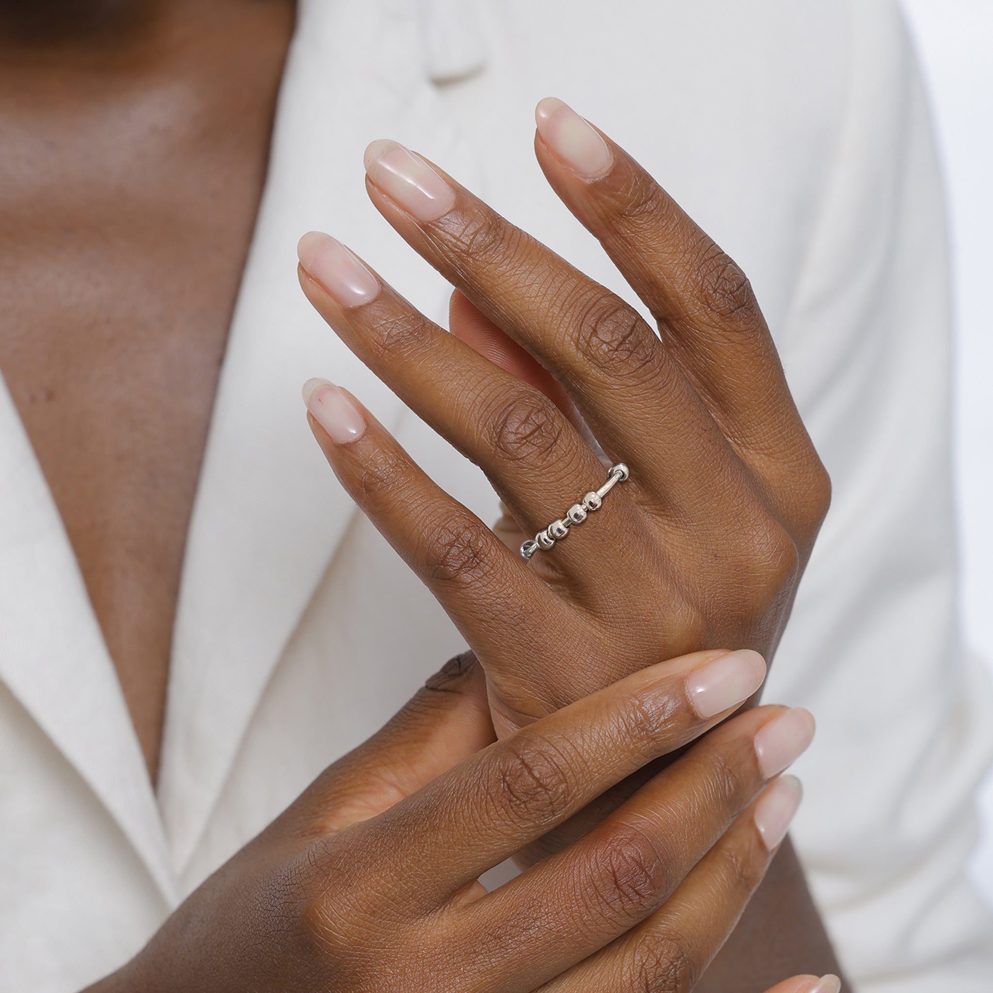 Silber - Elli | Ring Kugeln | 925 Sterling Silber