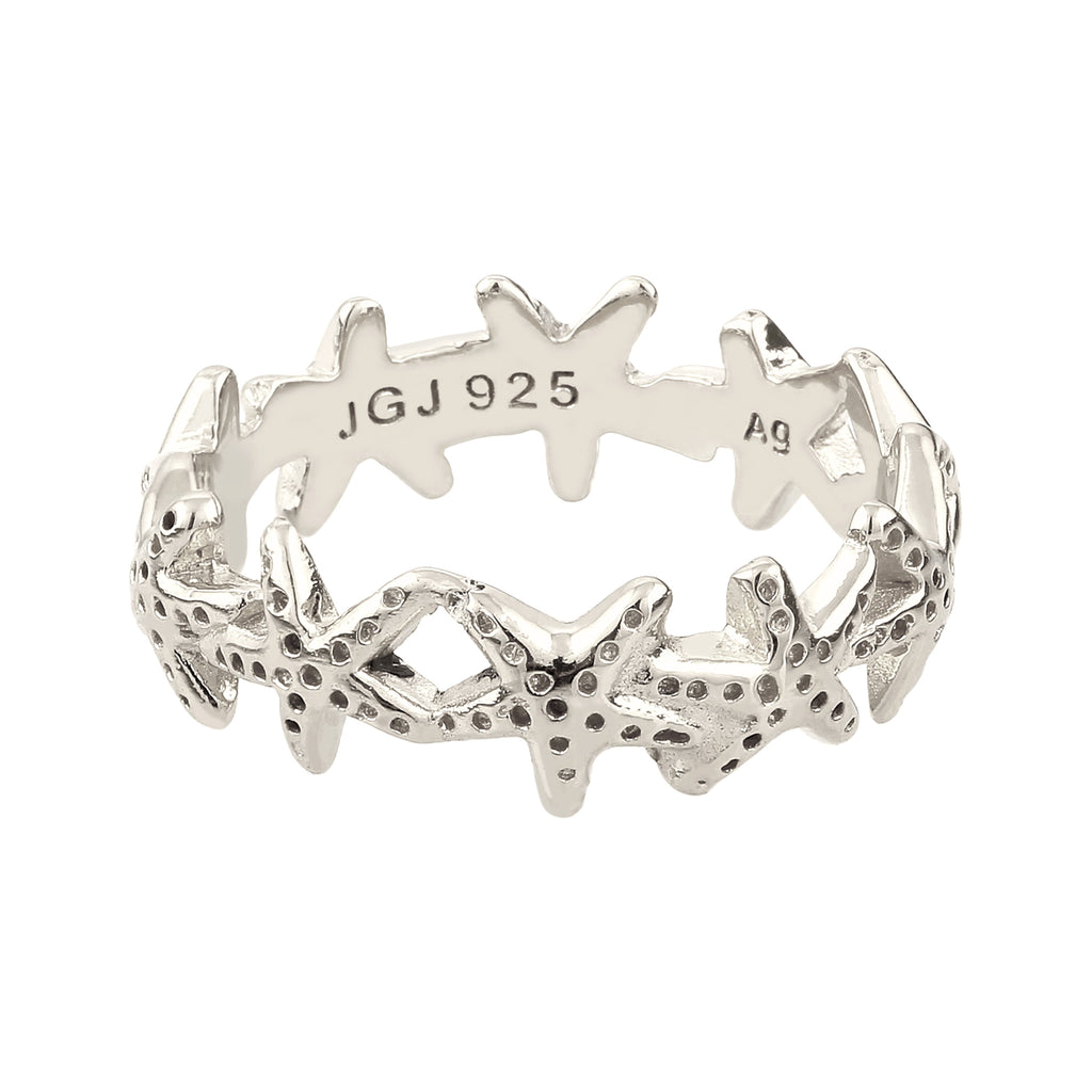 Silber - Elli | Ring Seestern | 925 Sterling Silber
