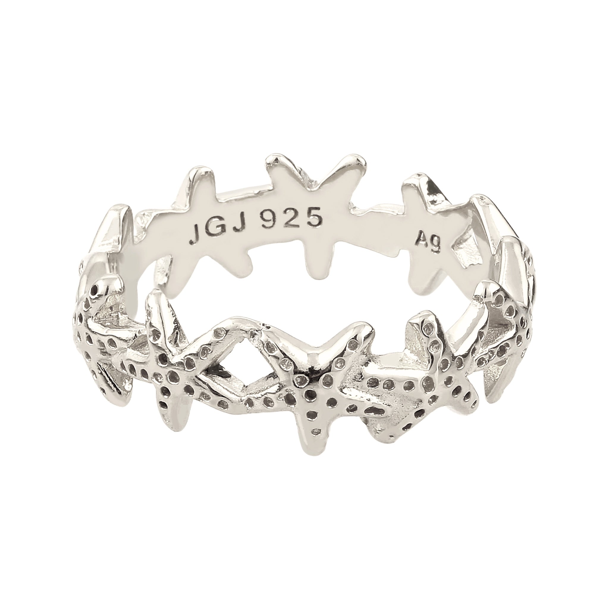 Silber - Elli | Ring Seestern | 925 Sterling Silber