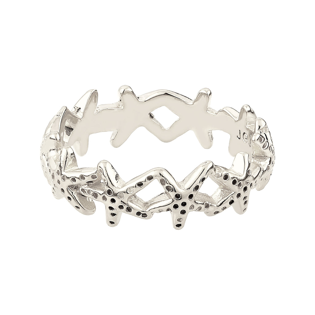 Silber - Elli | Ring Seestern | 925 Sterling Silber