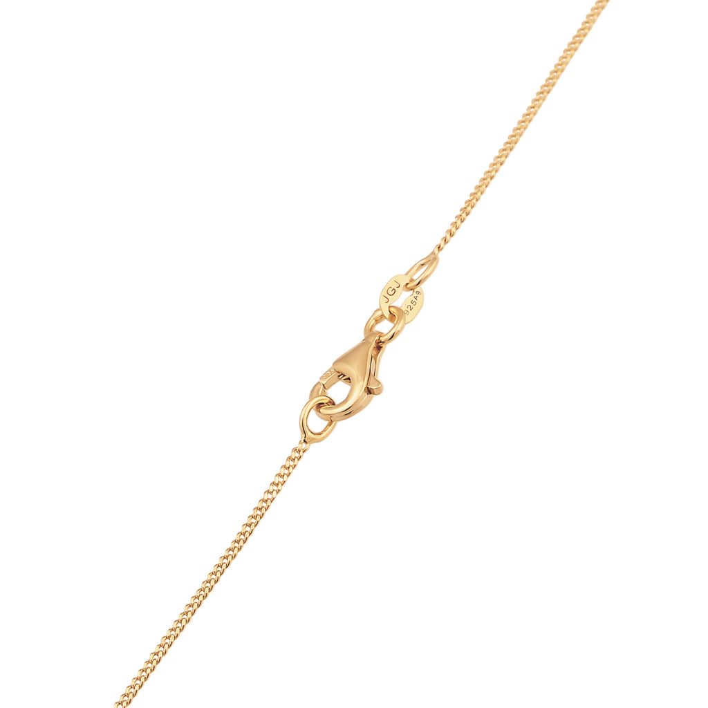 Gold - Elli DIAMONDS | Halskette | Laborgezüchtete Diamanten (Weiß, 0.155 ct) & Laborgezüchtete Diamanten (Weiß, 0.024 ct) | 925 Sterling Silber Vermeil