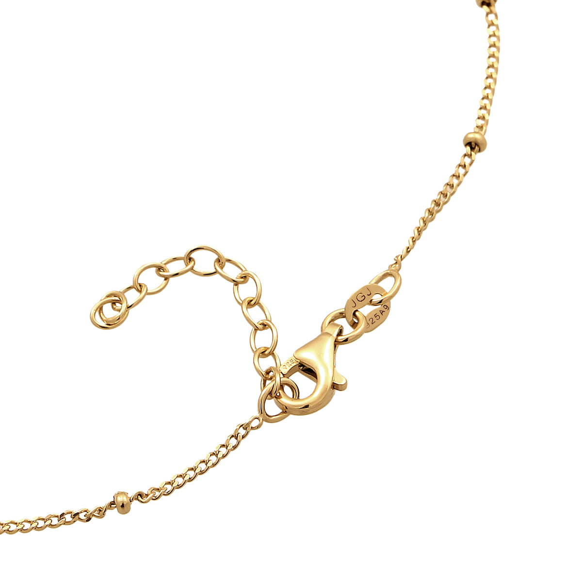 Gold - Elli | Fußkettchen Libelle | 925 Sterling Silber vergoldet