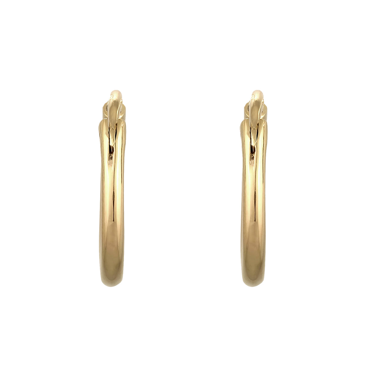 Gold - Elli | Creolen Basic | 925 Sterling Silber vergoldet