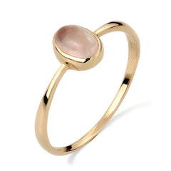 Solitär-Ring | Quarz (Rosé)