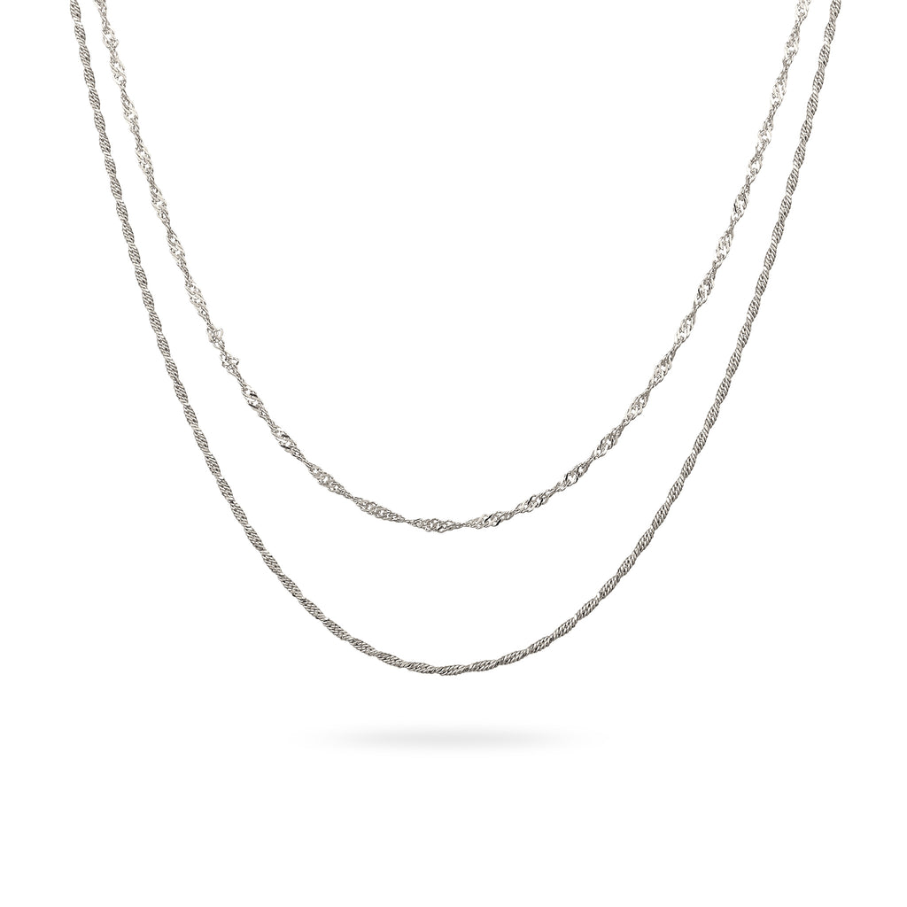 Silber - Elli | Halsketten Set | 925 Sterling Silber