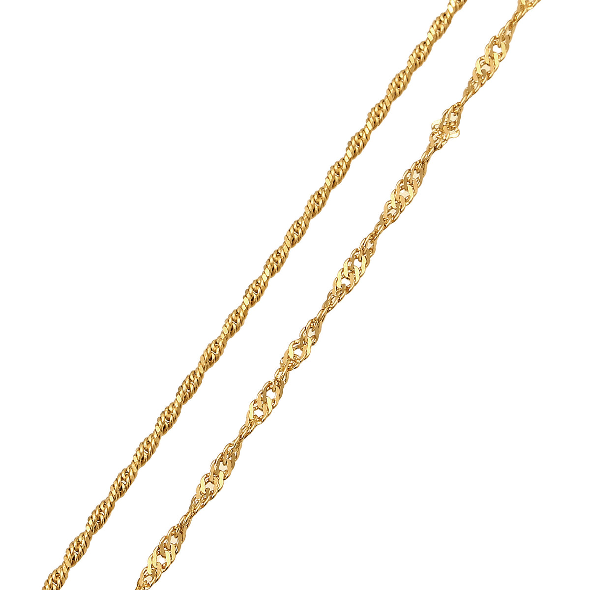 Gold - Elli | Halsketten Set | 925 Sterling Silber vergoldet