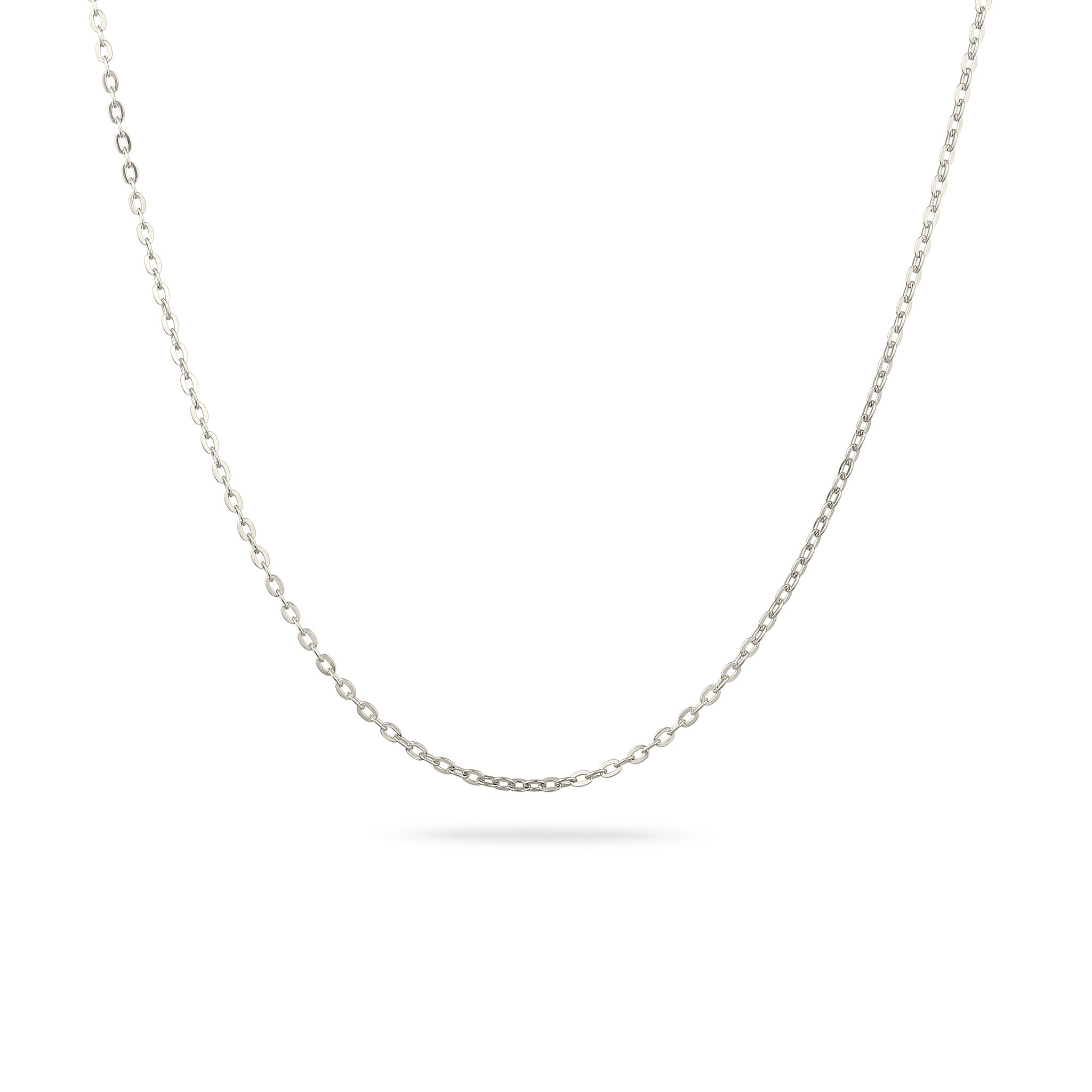 Silber - Elli | Anker- Halskette Basic | 925 Sterling Silber
