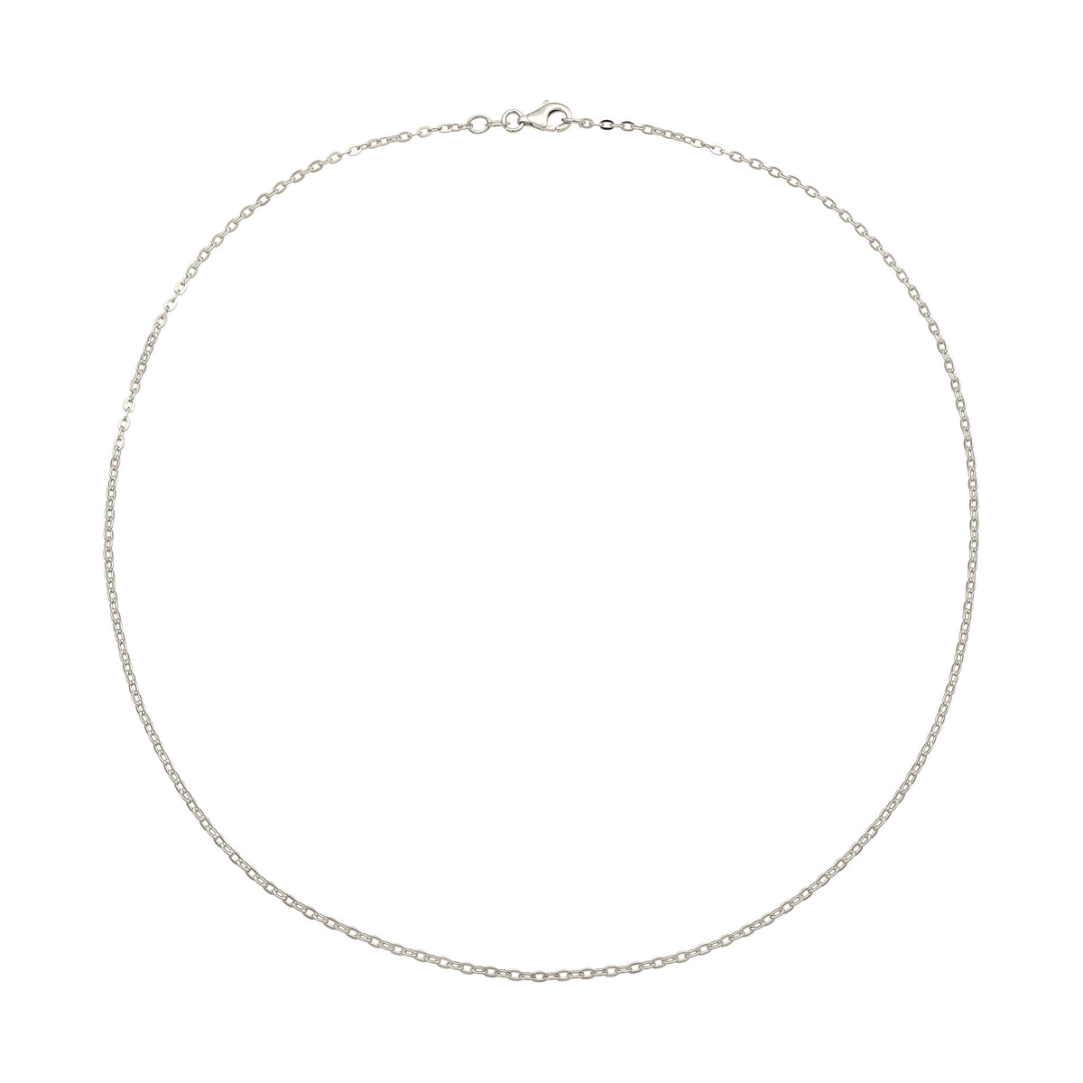 Silber - Elli | Anker- Halskette Basic | 925 Sterling Silber