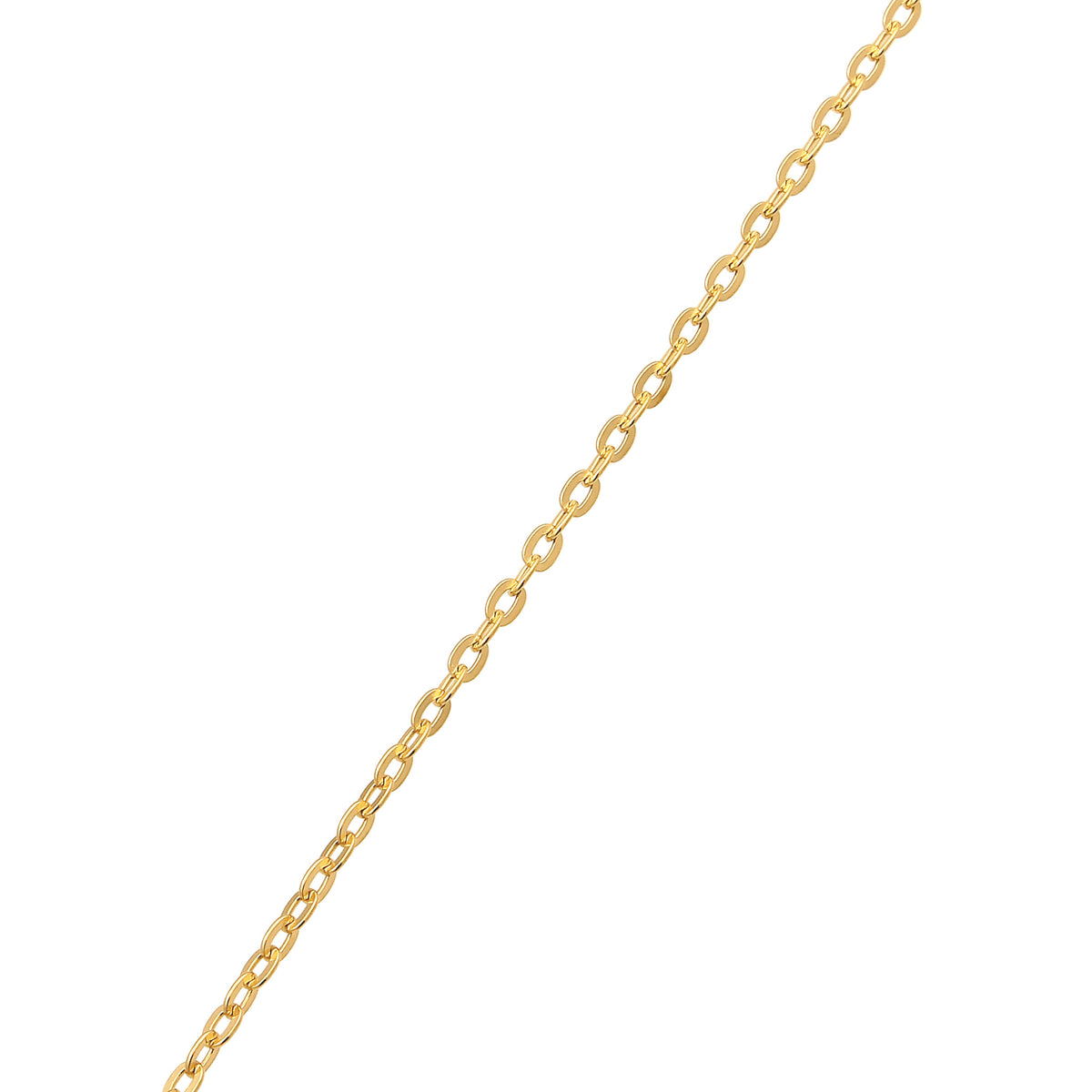 Gold - Elli | Anker-Halskette Basic | 925 Sterling Silber vergoldet