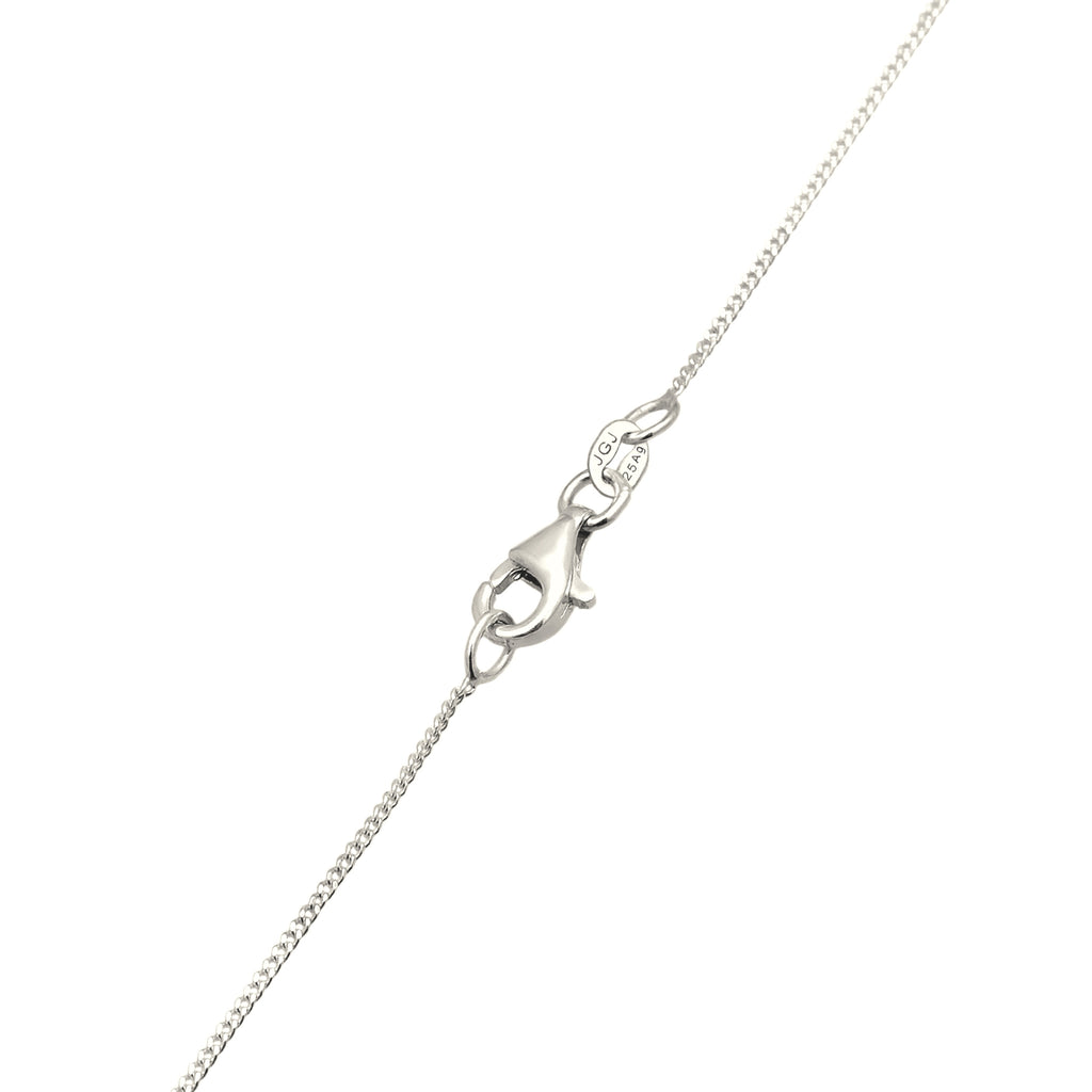 Silber - Elli | Halskette Tropfen | Zirkonia (Weiß) | 925 Sterling Silber