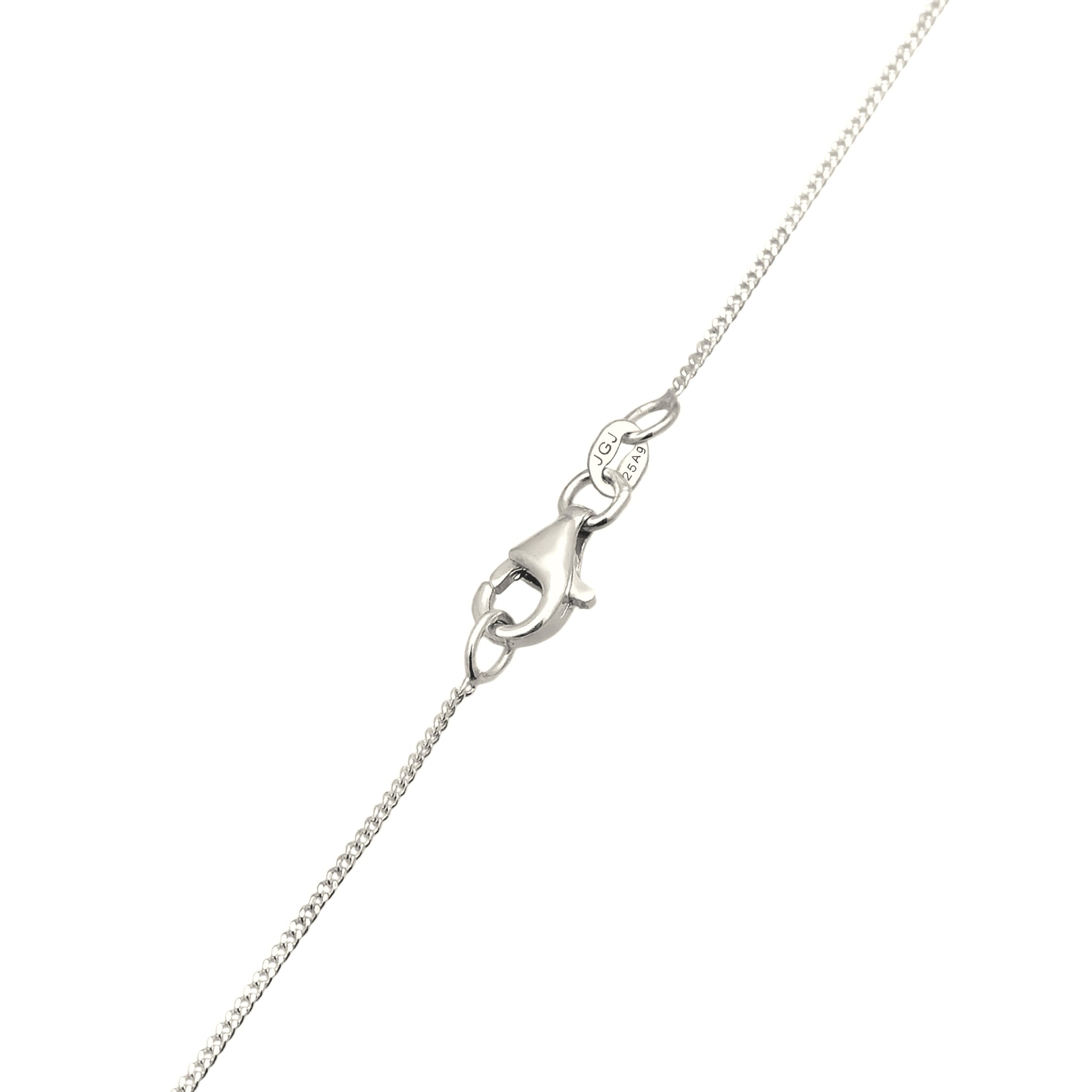 Silber - Elli | Halskette Tropfen | Zirkonia (Weiß) | 925 Sterling Silber