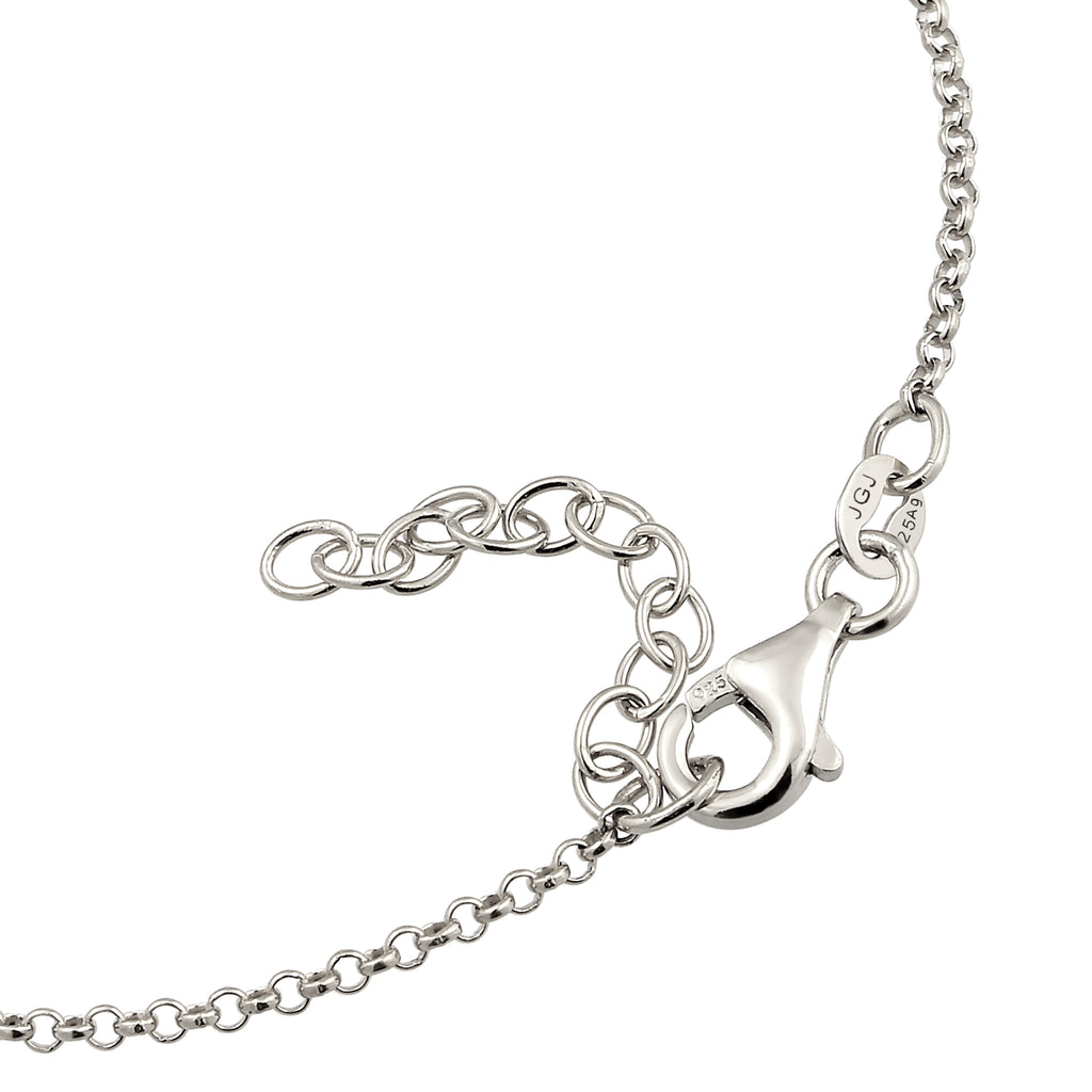 Silber - Elli | Armband Infinity | Mit Kristallen von Swarovski® (Weiß) | 925 Sterling Silber