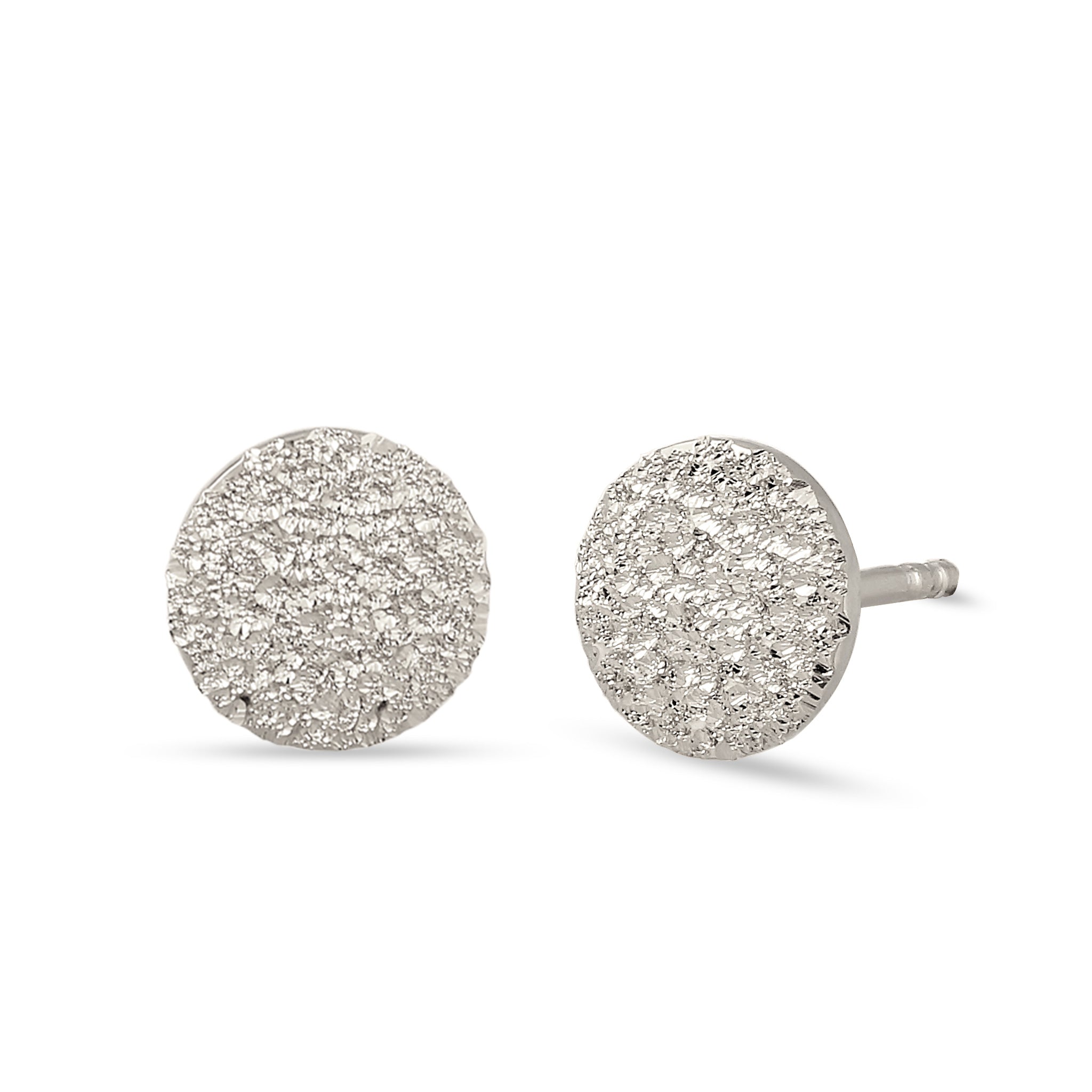 Silber - Elli | Ohrstecker Plättchen | 925 Sterling Silber