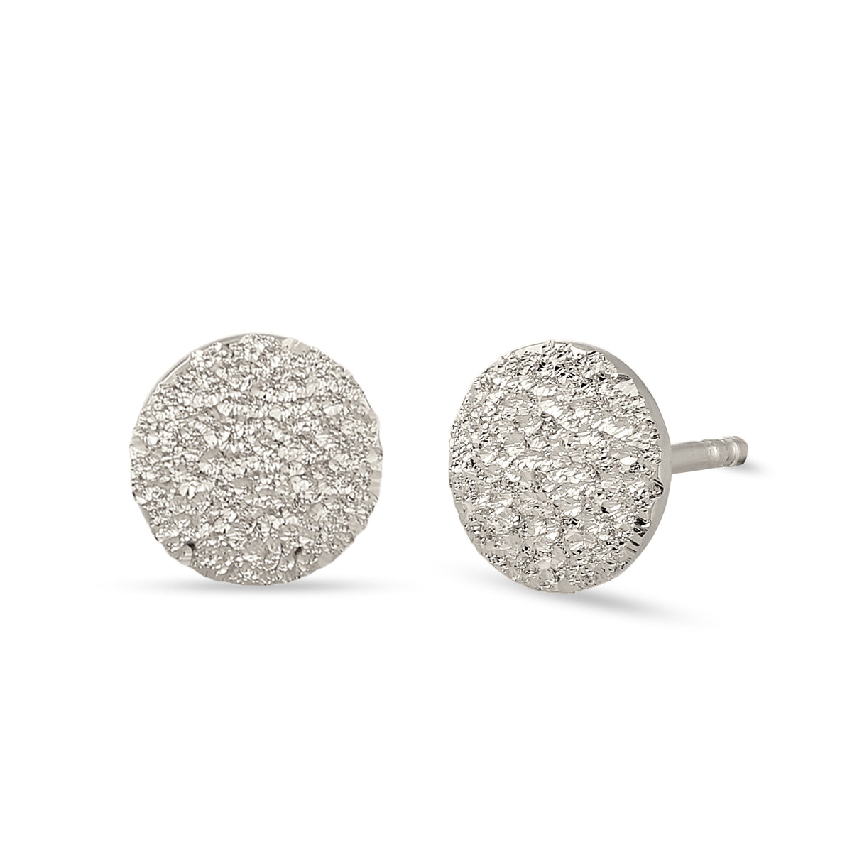 Silber - Elli | Ohrstecker Plättchen | 925 Sterling Silber