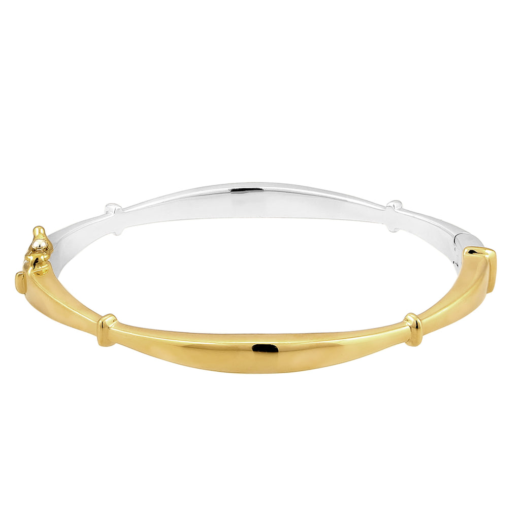 Zweifarbig - Elli | Armreif Bicolor | 925 Sterling Silber