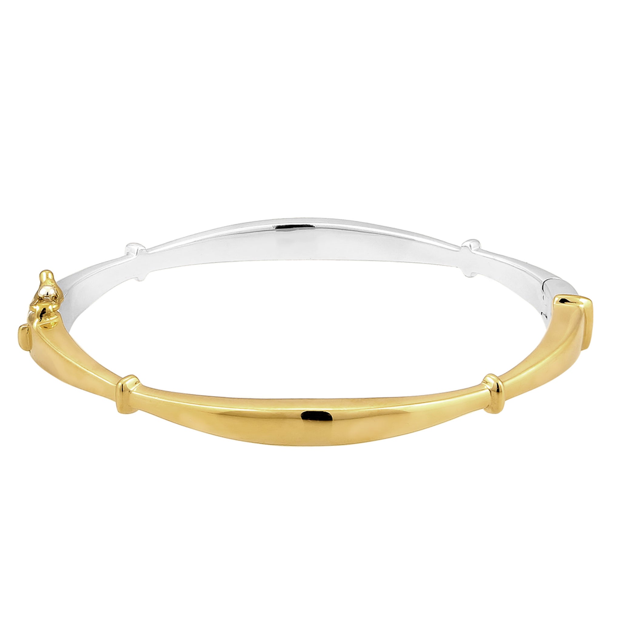 Zweifarbig - Elli | Armreif Bicolor | 925 Sterling Silber