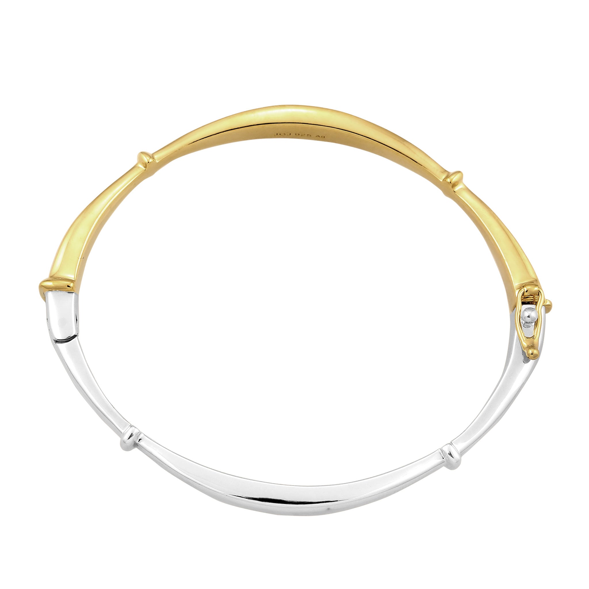 Zweifarbig - Elli | Armreif Bicolor | 925 Sterling Silber