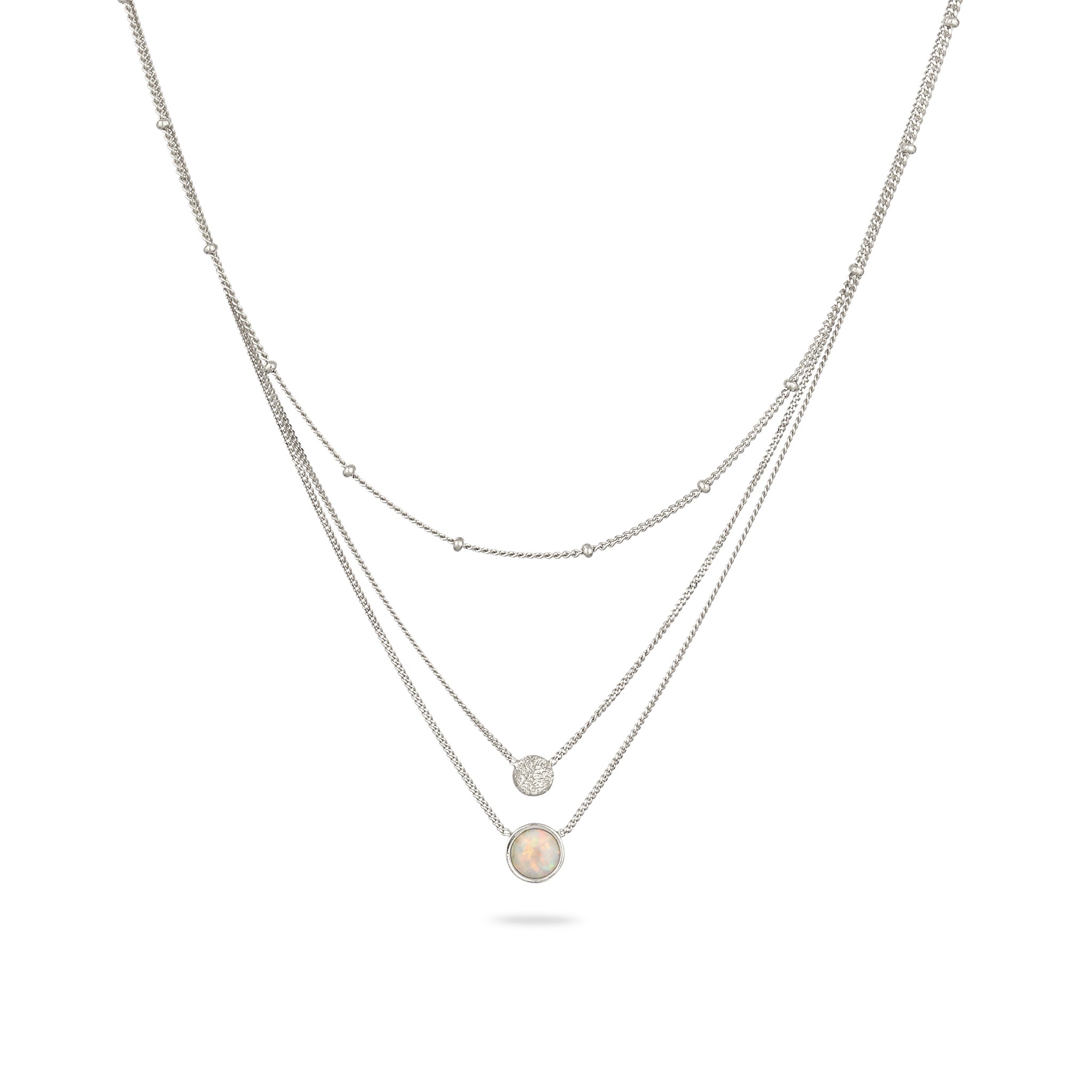 Elli Women's Clef Pendant Classic Necklace in 925 Sterling Silver, Faceted, No Gemstone Elli Women's Clef Pendant Classic Necklace in 925 Sterling Silver, Faceted, No Gemstone