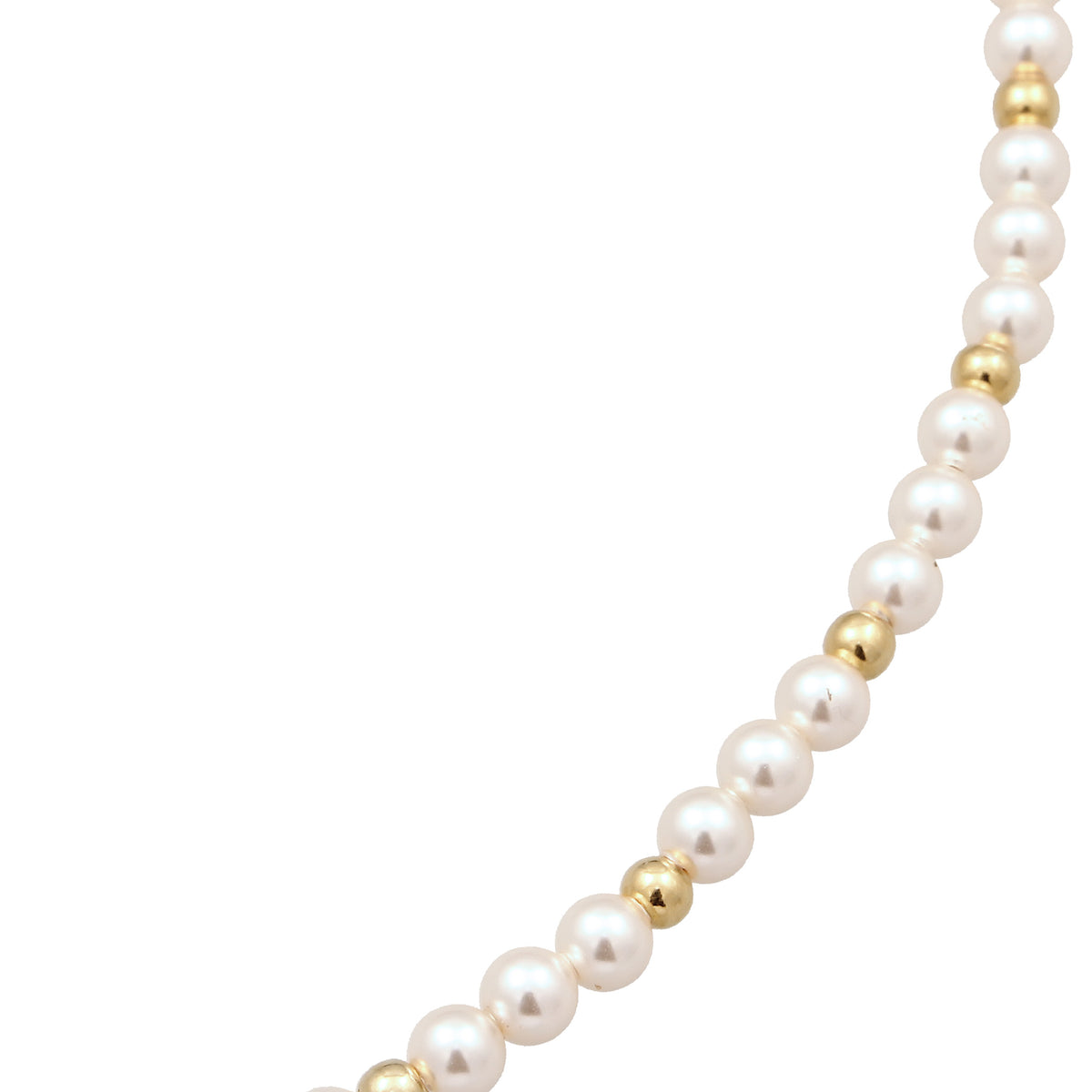Gold - Elli | Armband | mit Perlen von Swarovski® (Weiß) | 925 Sterling Silber vergoldet