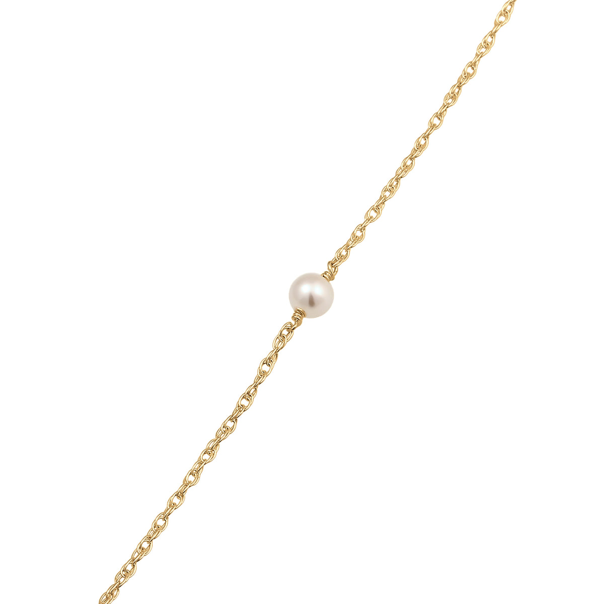 Gold - Elli | Halskette | Mit Perlen von Swarovski® (Weiß) | 925 Sterling Silber vergoldet