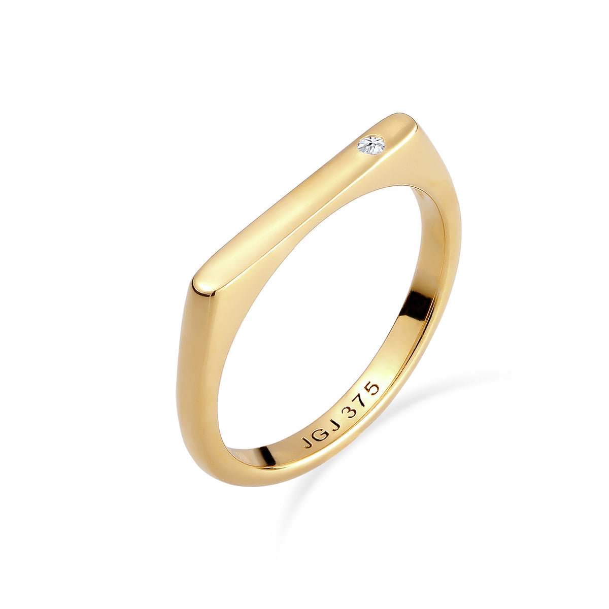 Gold - Elli DIAMONDS | Ring | Lab Grown Diamant (Weiß, 0.02 ct) | 375 Gelbgold