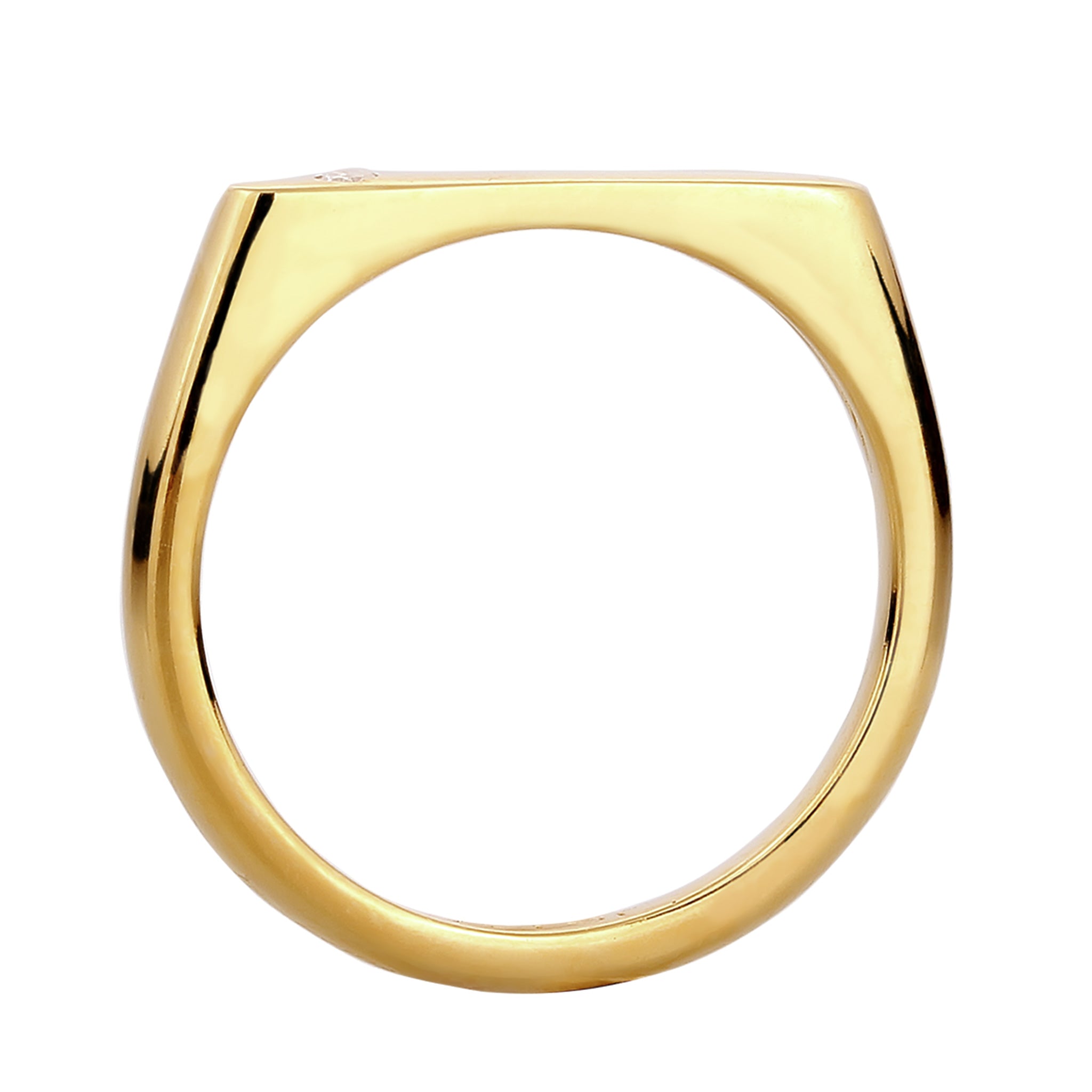 Gold - Elli DIAMONDS | Ring | Lab Grown Diamant (Weiß, 0.02 ct) | 375 Gelbgold