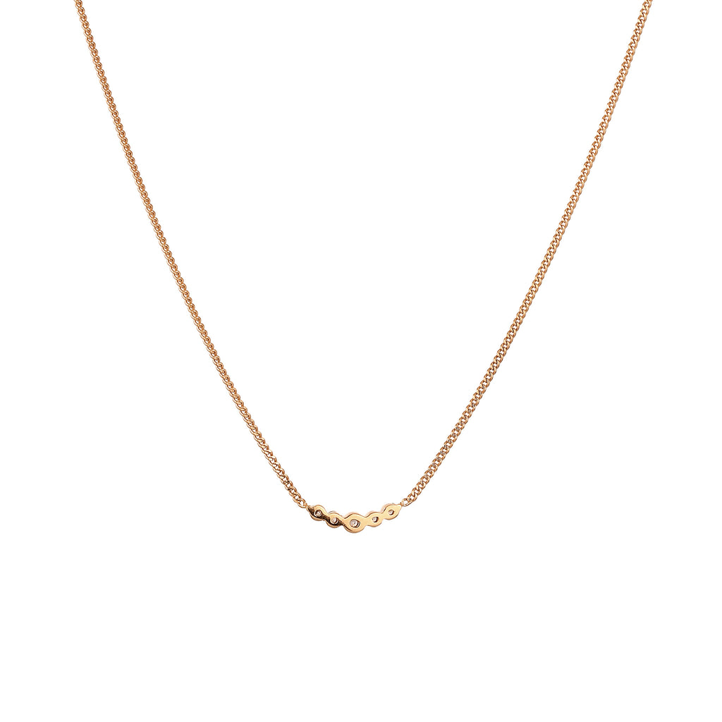 Gold - Elli DIAMONDS | Halskette | Diamanten (Weiß, 0.09 ct) | 585 Gelbgold