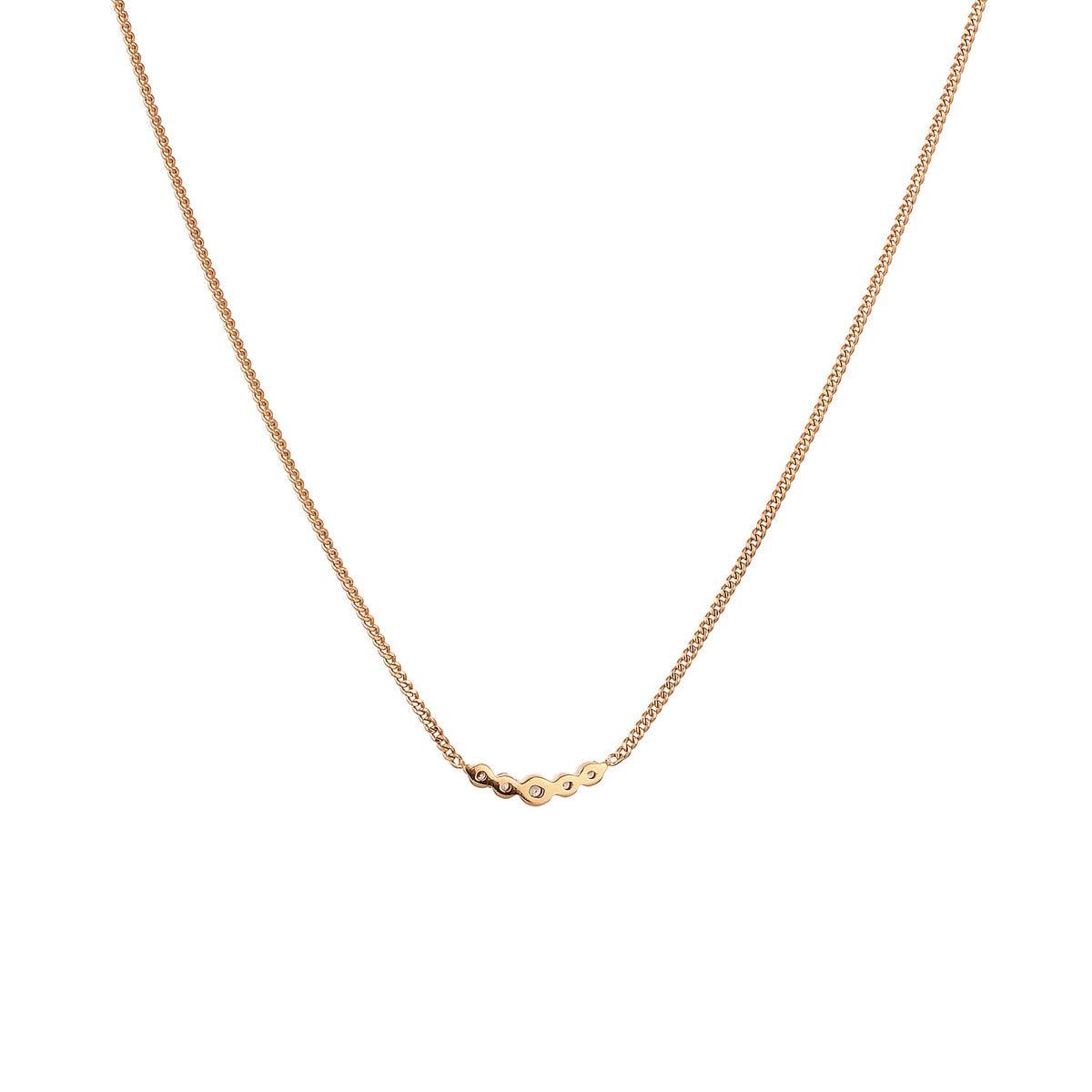 Gold - Elli DIAMONDS | Halskette | Diamanten (Weiß, 0.09 ct) | 585 Gelbgold