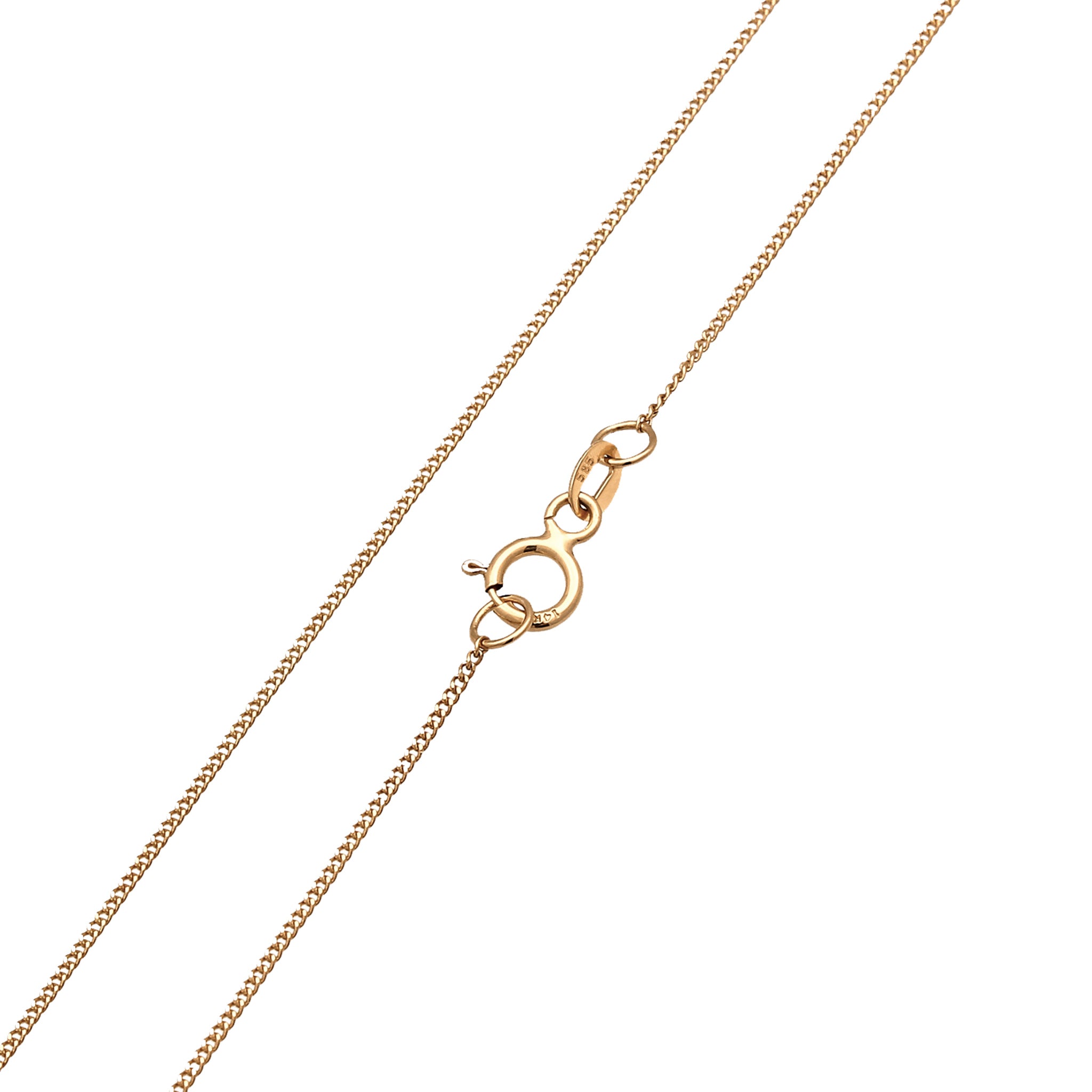 Gold - Elli DIAMONDS | Halskette | Diamanten (Weiß, 0.09 ct) | 585 Gelbgold