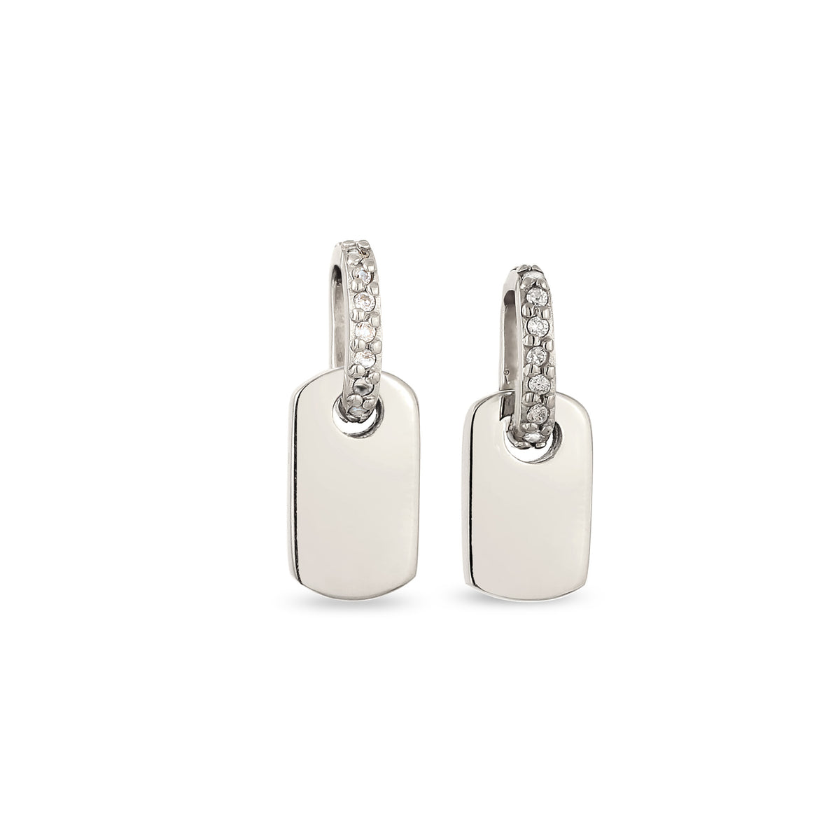 Silber - Elli | Anhänger Set | Zirkonia (Weiß) | 925 Sterling Silber
