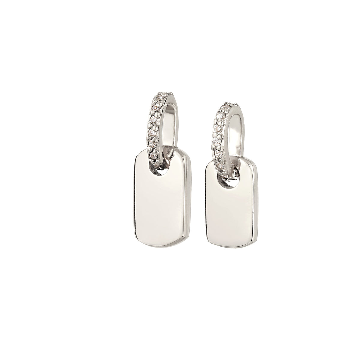 Silber - Elli | Anhänger Set | Zirkonia (Weiß) | 925 Sterling Silber