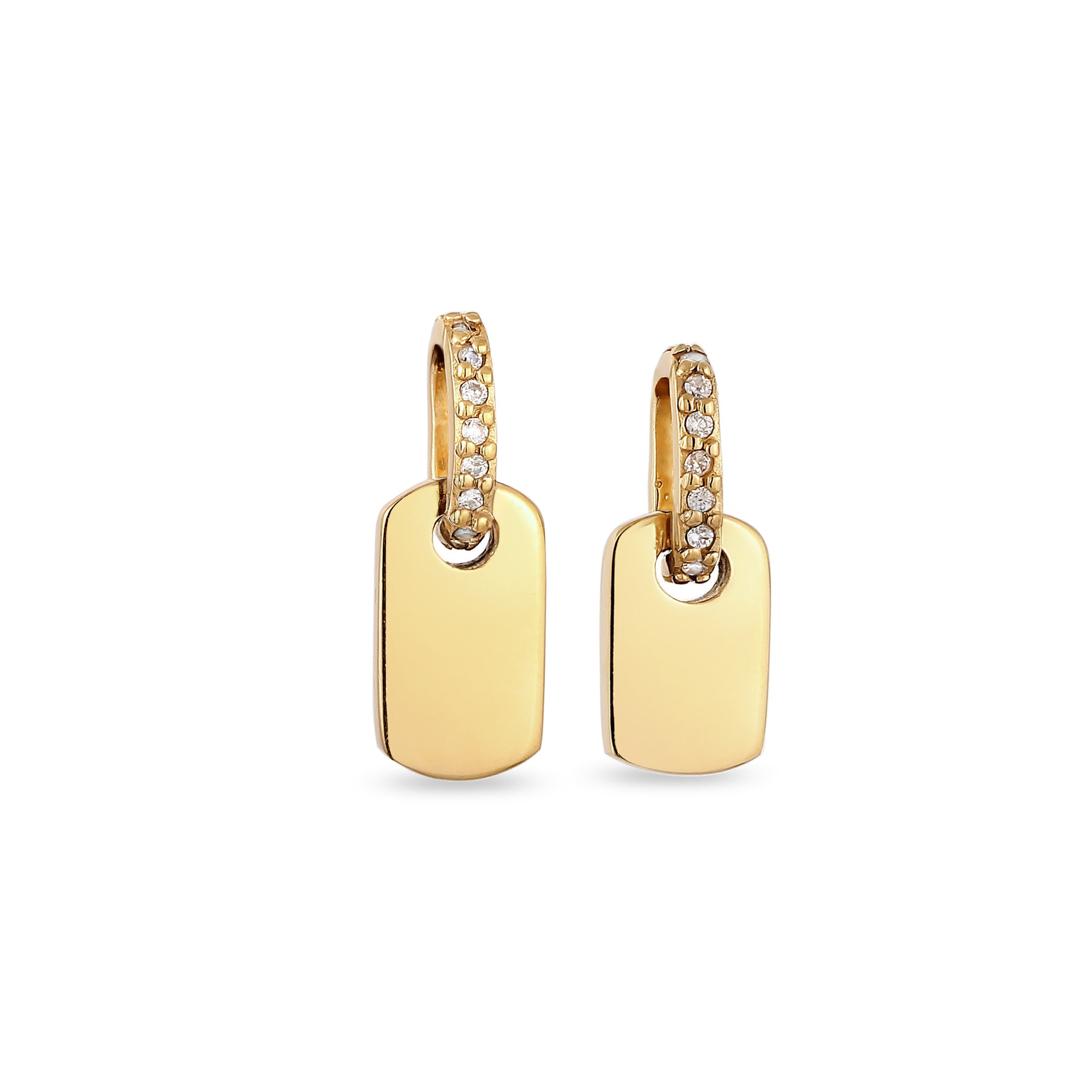 Gold - Elli | Anhänger Set | Zirkonia (Weiß) | 925 Sterling Silber vergoldet