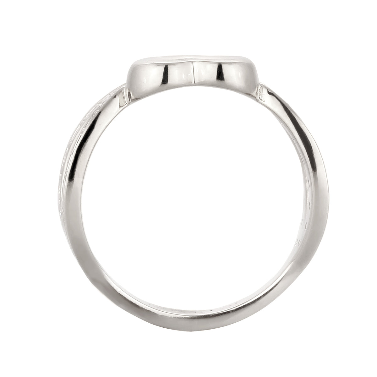 Silber - Elli | Ring Herz | Zirkonia (Weiß) | 925 Sterling Silber
