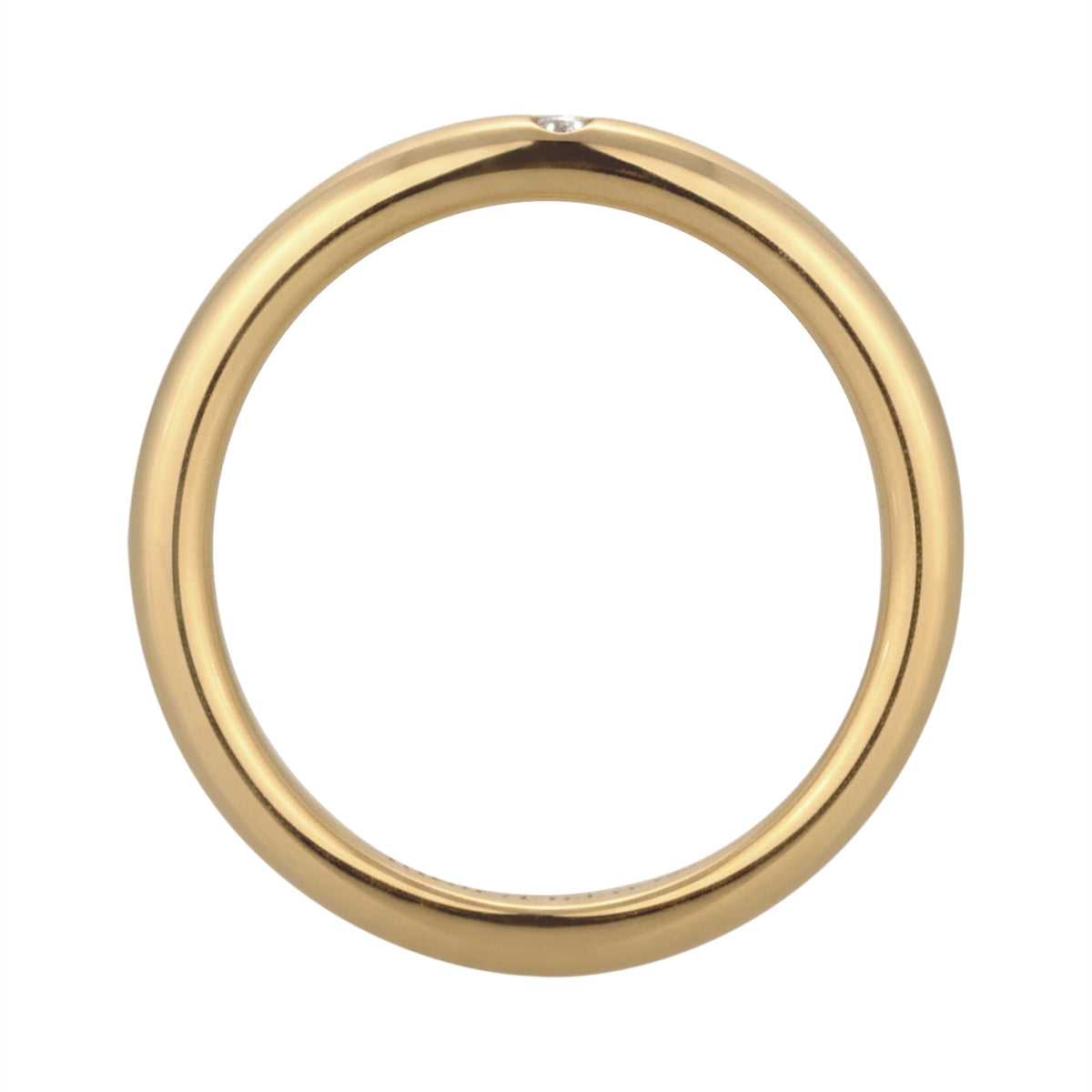 Gold - Elli | Stapelring | Mit Kristalle von Swarovski® (Weiß) | 925 Sterling Silber vergoldet