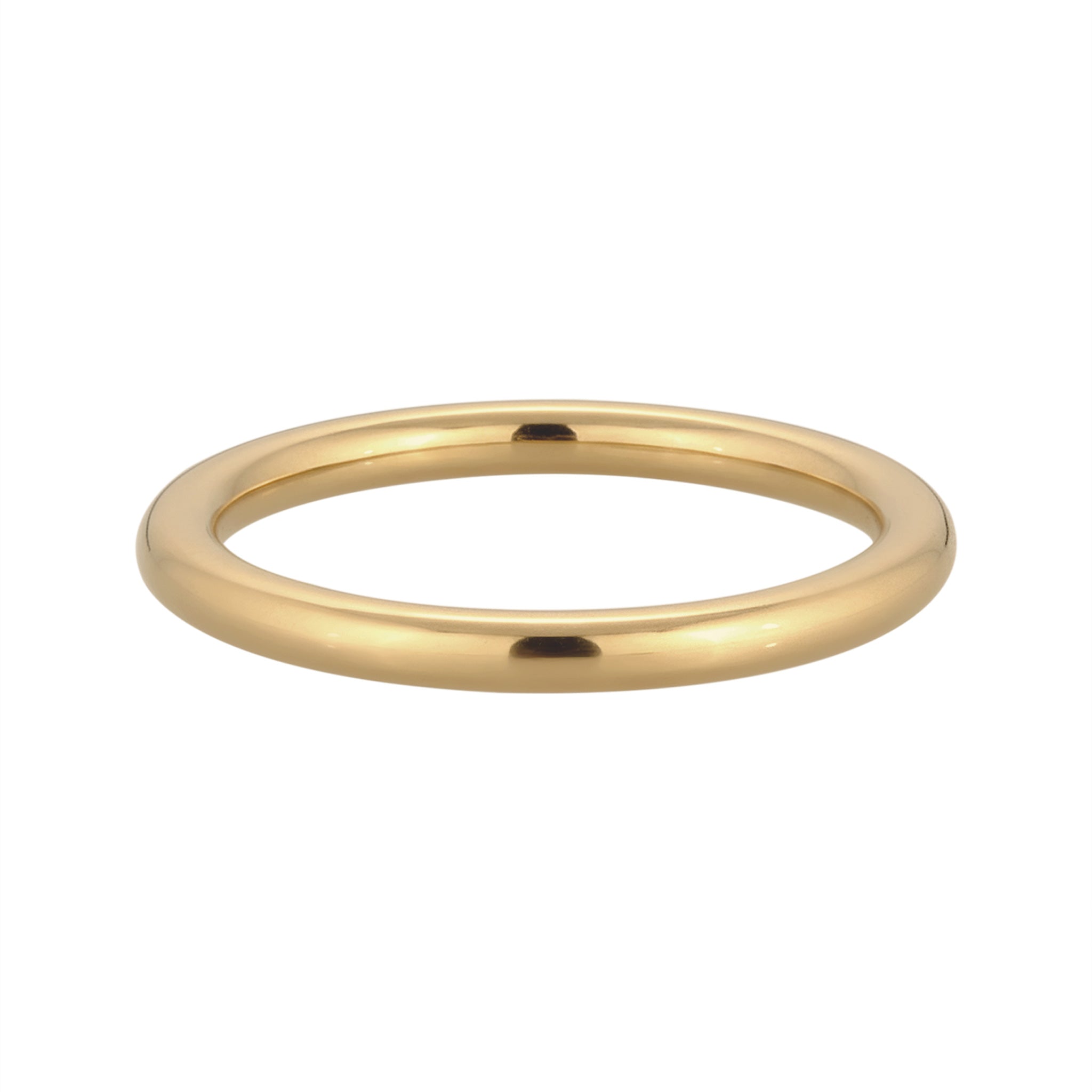 Gold - Elli | Stapelring | Mit Kristalle von Swarovski® (Weiß) | 925 Sterling Silber vergoldet