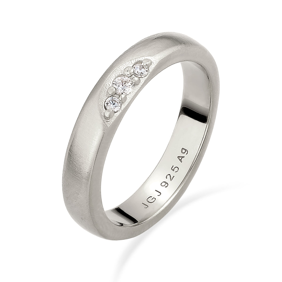 Silber - Elli DIAMONDS | Verlobungsring | Laborgezüchtete Diamanten (Weiß, 0.075 ct) | 925 Sterling Silber