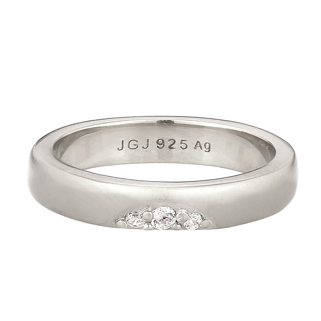 Silber - Elli DIAMONDS | Verlobungsring | Laborgezüchtete Diamanten (Weiß, 0.075 ct) | 925 Sterling Silber