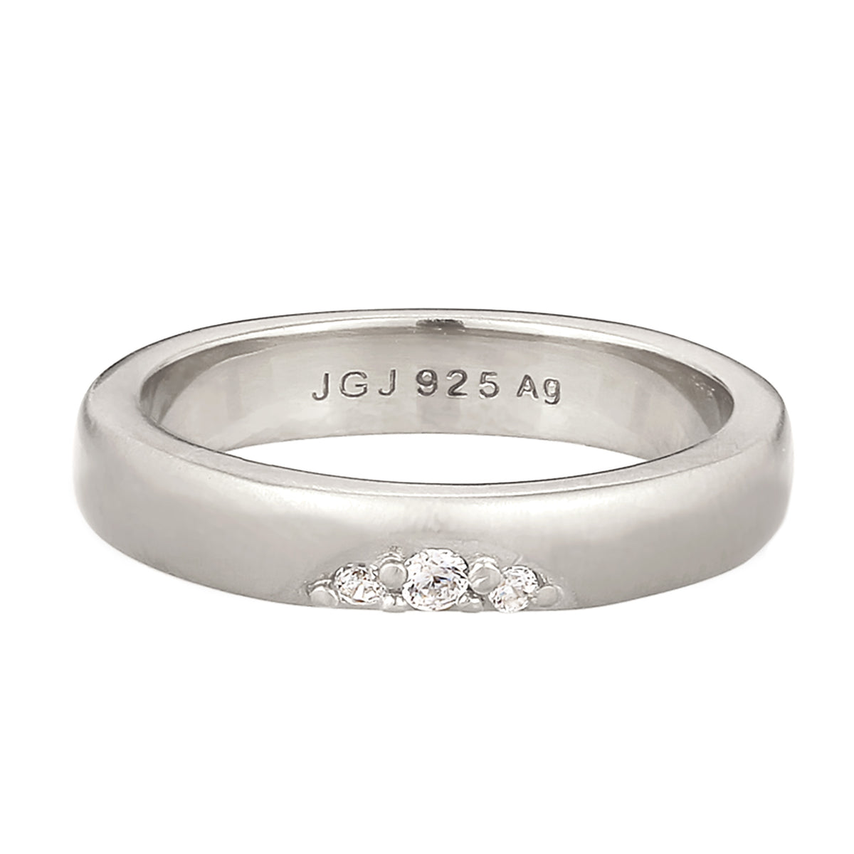 Silber - Elli DIAMONDS | Verlobungsring | Laborgezüchtete Diamanten (Weiß, 0.075 ct) | 925 Sterling Silber