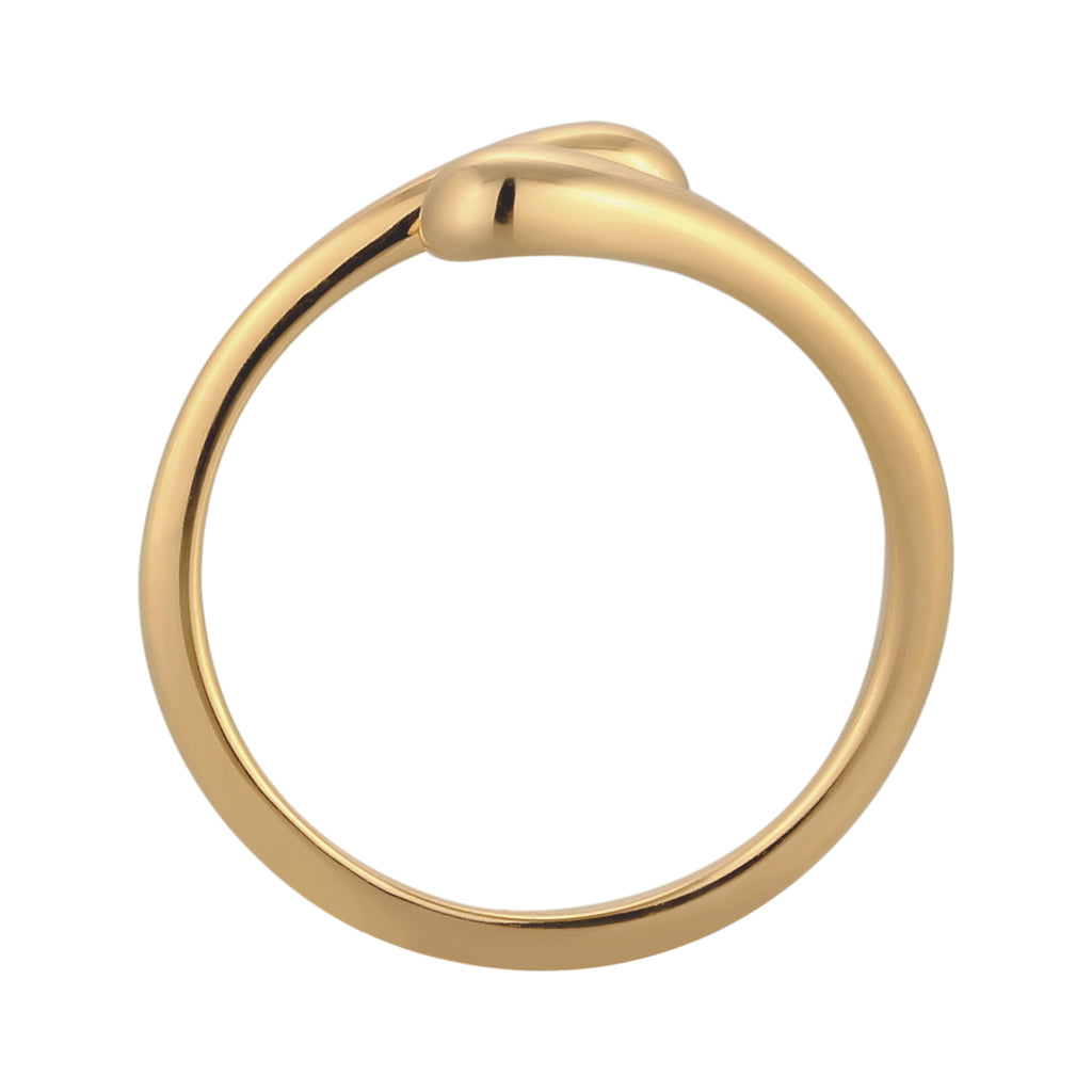Gold - Elli | Wickelring | 925 Sterling Silber vergoldet