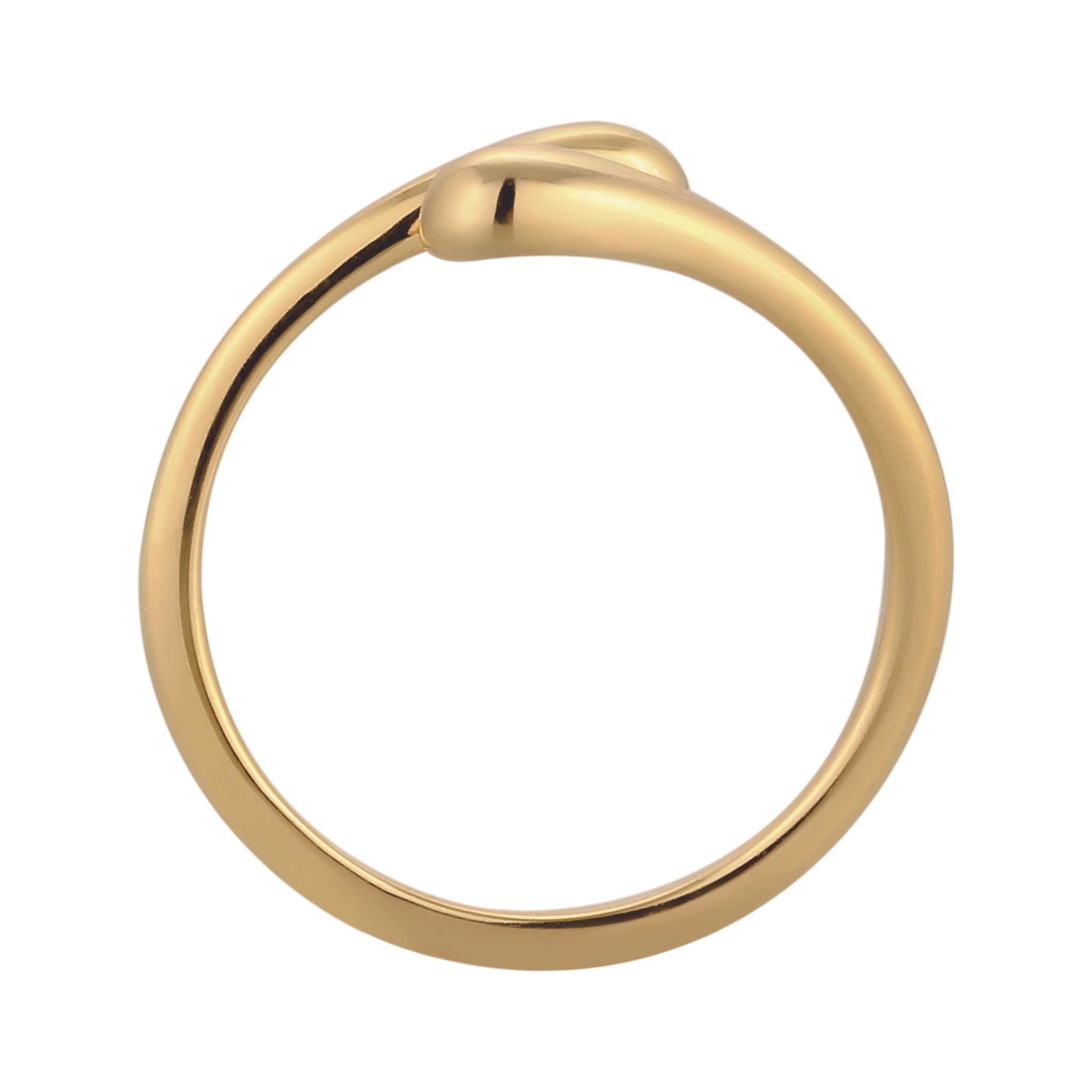 Gold - Elli | Wickelring | 925 Sterling Silber vergoldet