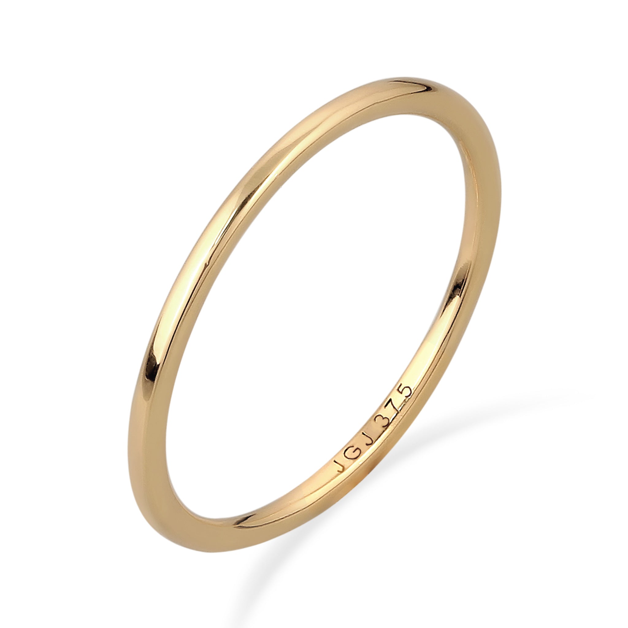 Gold - Elli PREMIUM | Bandring Unisex | 375 Gelbgold