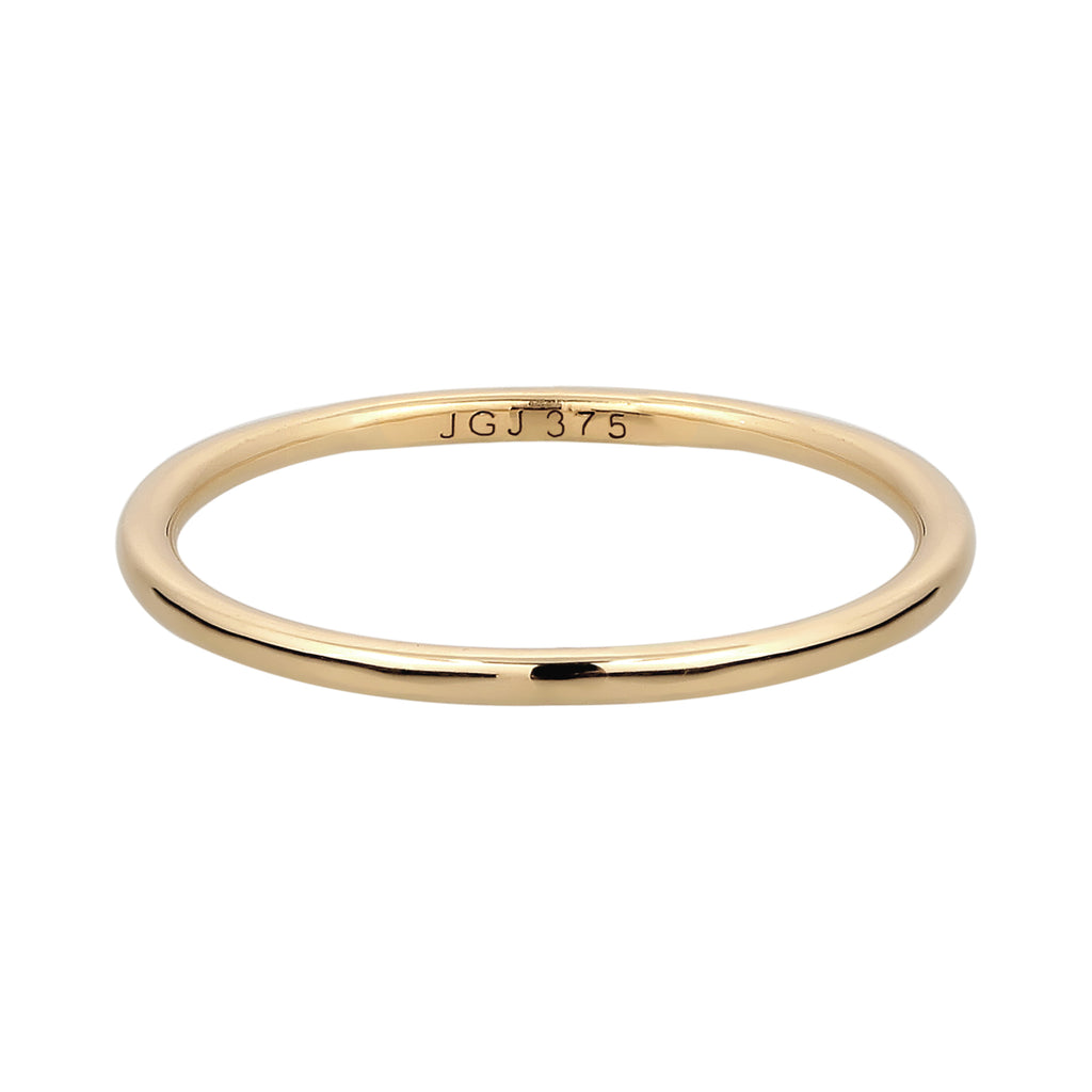 Gold - Elli PREMIUM | Bandring Unisex | 375 Gelbgold