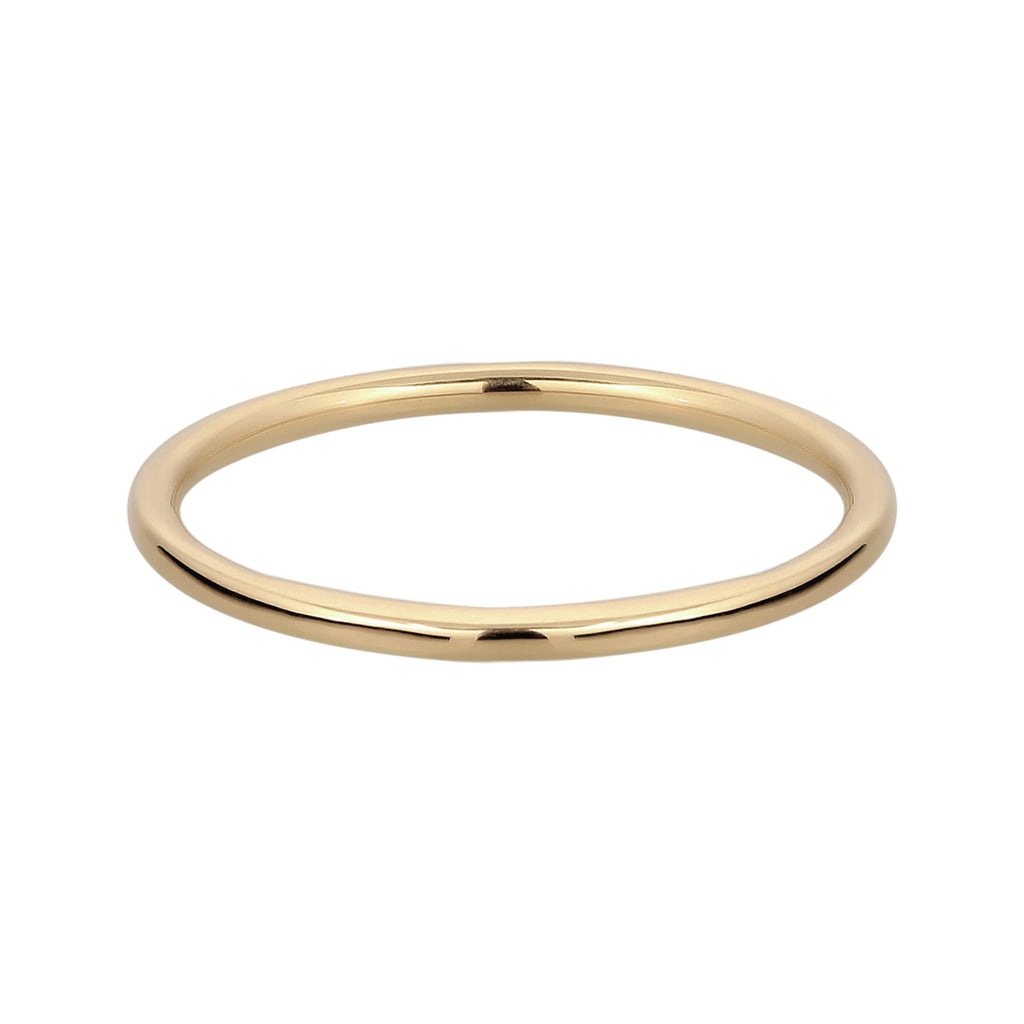 Gold - Elli PREMIUM | Bandring Unisex | 375 Gelbgold